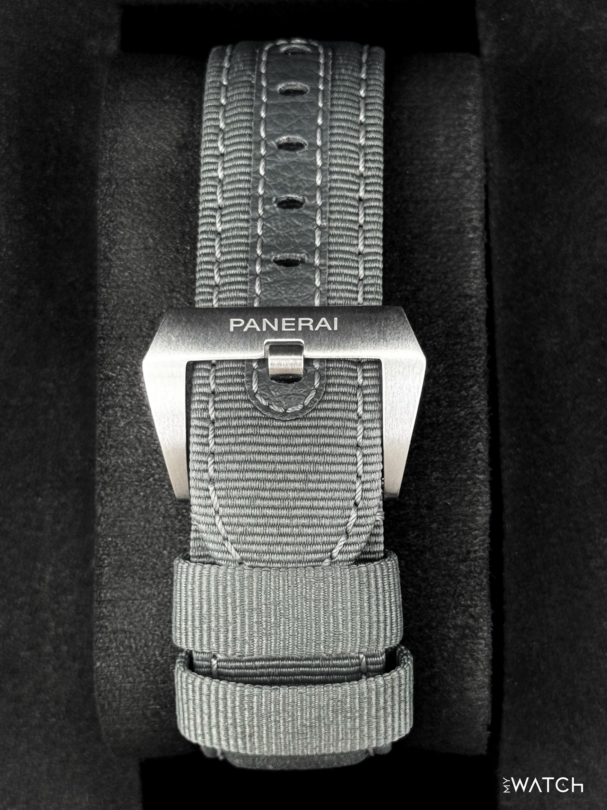 2022 Panerai Quarantaquattro 44mm PAM01288 Stainless Steel Grey Dial - MyWatchLLC