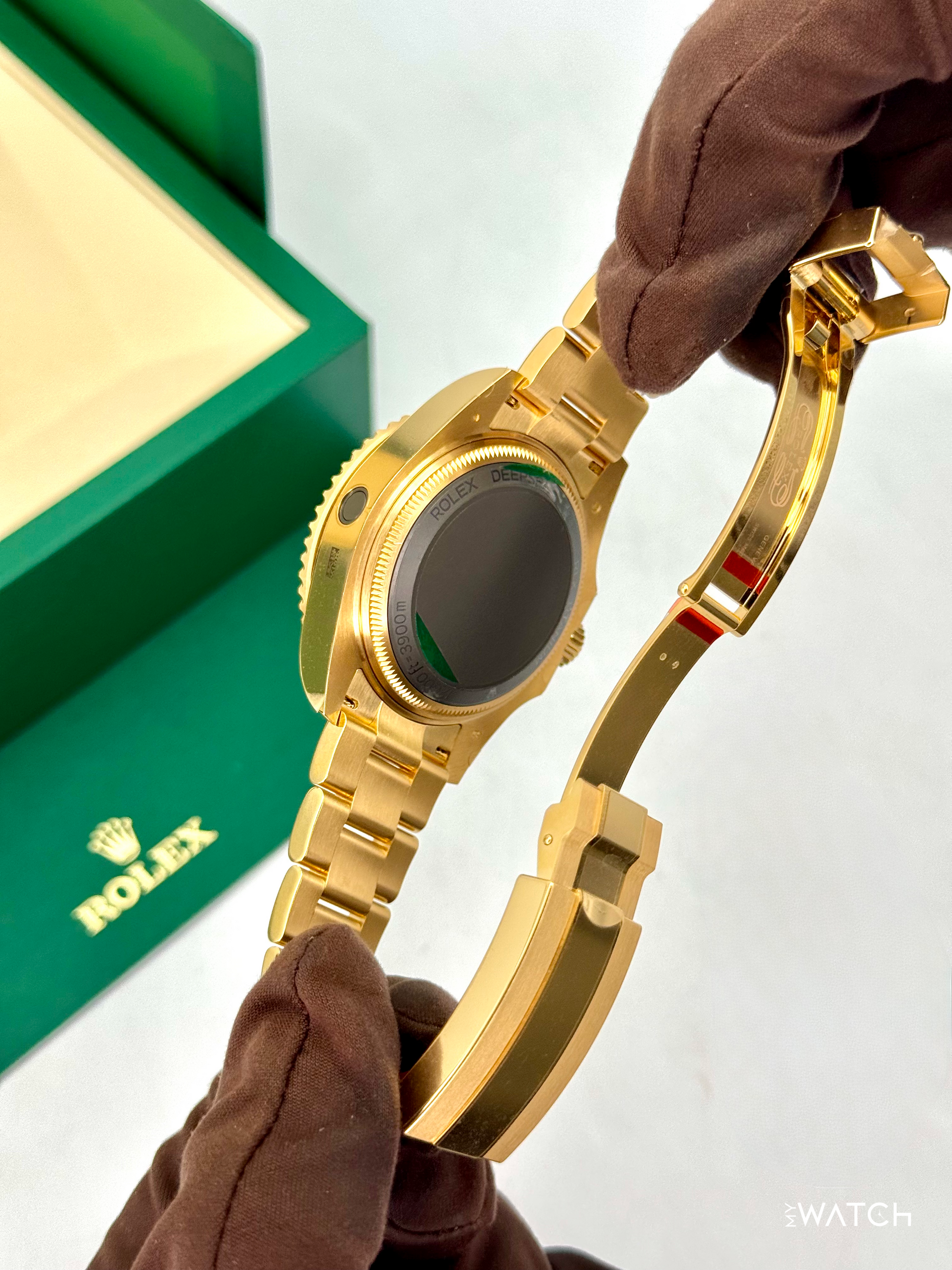 NEW 2026 Rolex Deepsea 44mm 136668LB Yellow Gold Blue Dial (STICKERED) - MyWatchLLC