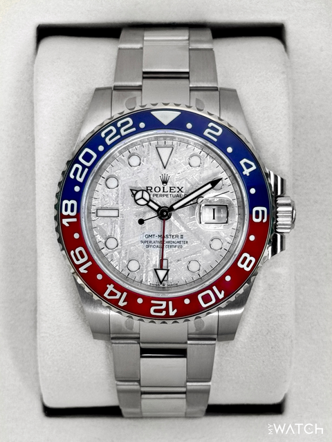 Rolex GMT-Master II "Pepsi" 40mm 126719BLRO Meteorite Dial