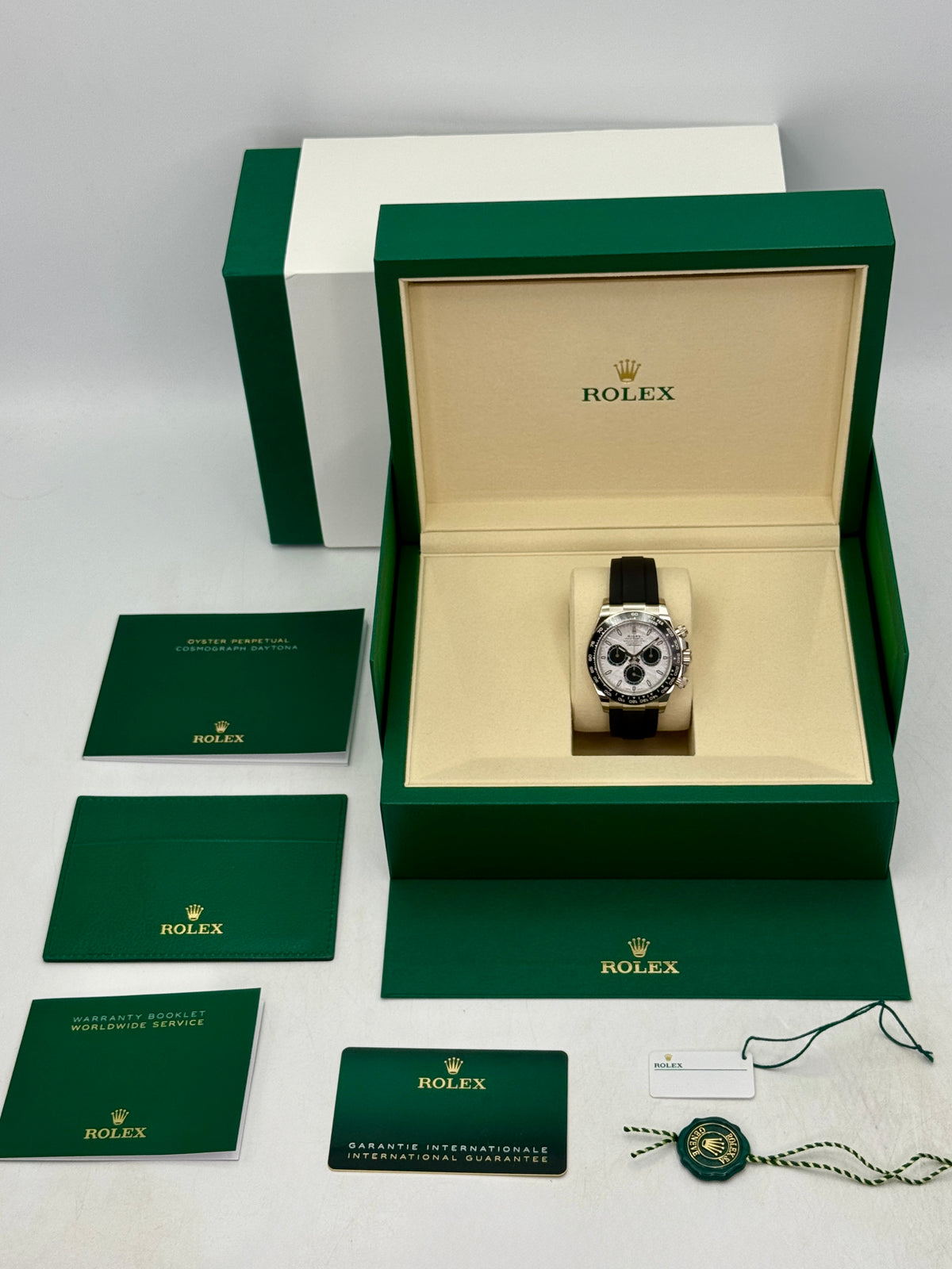 NEW 2026 Rolex Daytona 40mm 126519LN White Gold Oysterflex Meteorite Dial - MyWatchLLC