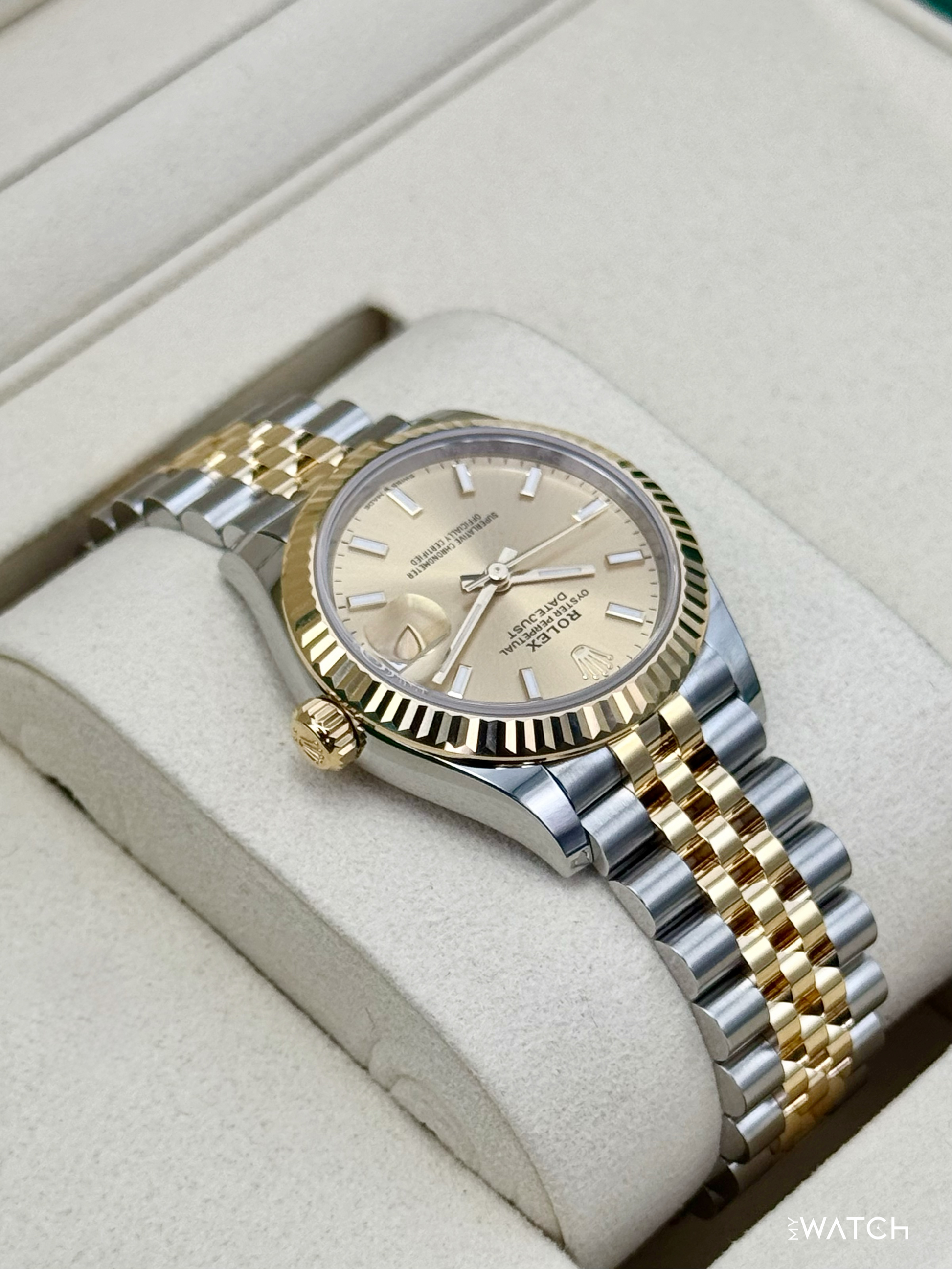 NEW 2026 Rolex Datejust 31mm 278273 Two-Tone Jubilee Champagne Dial - MyWatchLLC