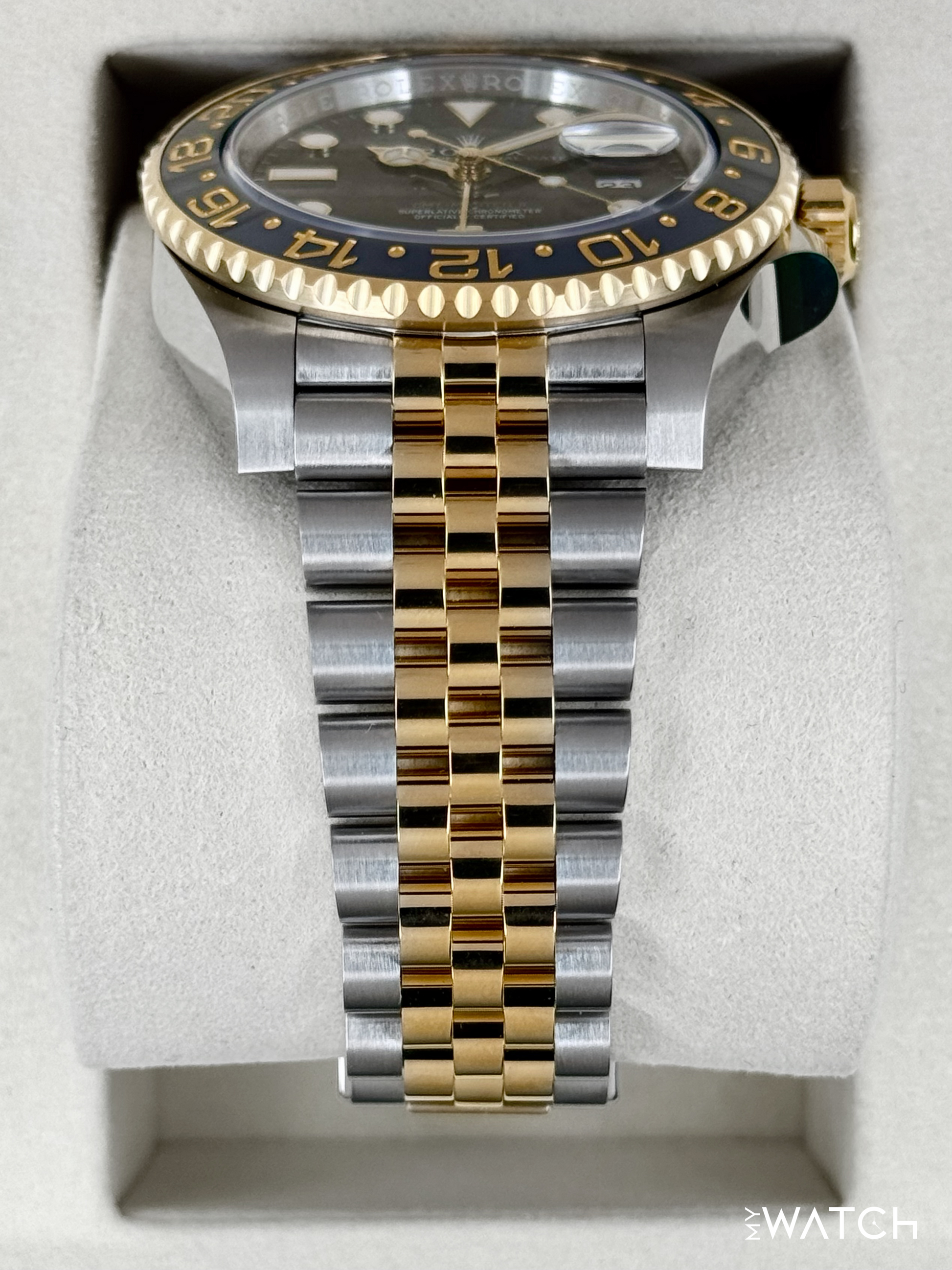 NEW 2025 Rolex GMT-Master II 40mm 126713GRNR Two-Tone Jubilee - MyWatchLLC