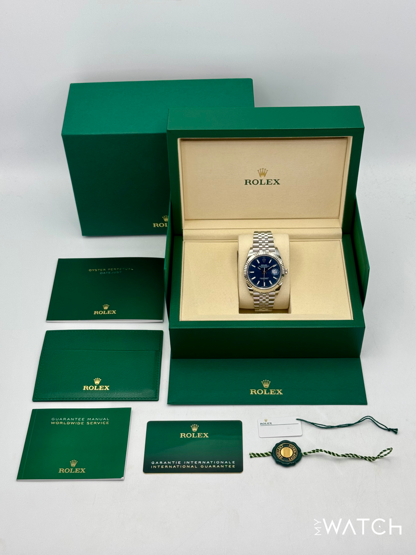 NEW 2025 Rolex Datejust 41mm 126334 Stainless Steel Jubilee Blue Dial