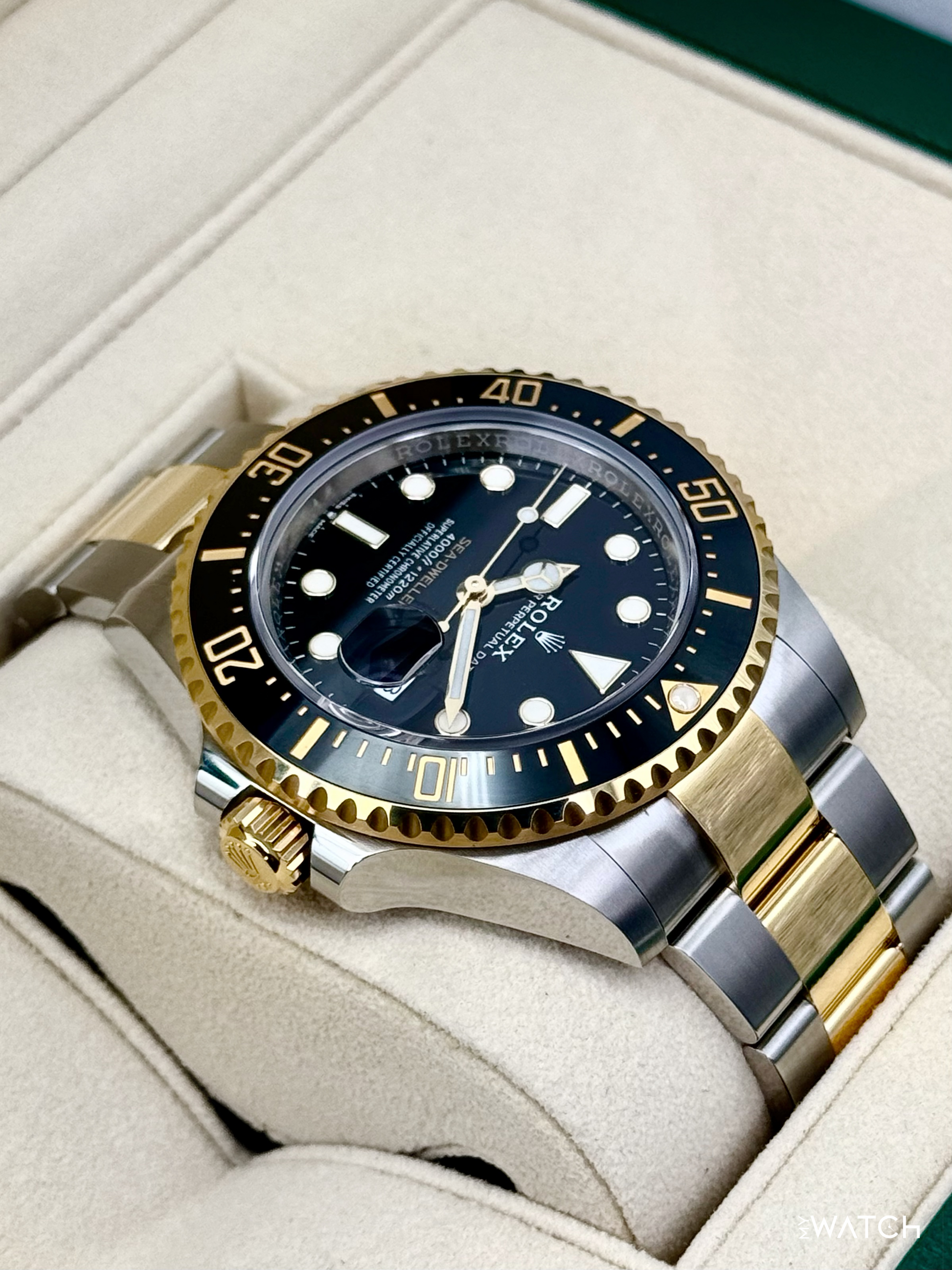 NEW 2022 Rolex Sea-Dweller 43mm 126603 Two-Tone Black Dial - MyWatchLLC