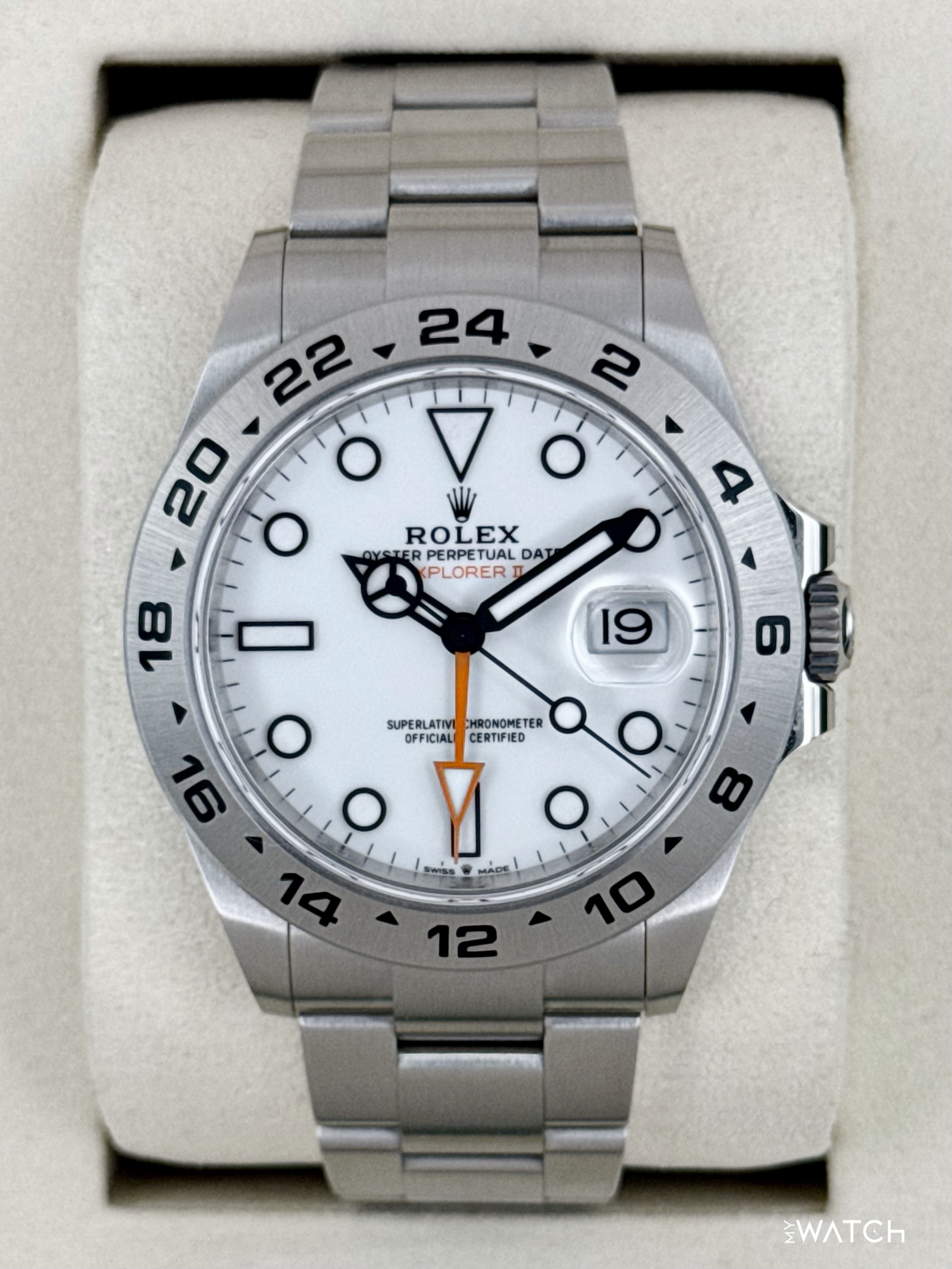 2025 Rolex Explorer II 42mm 226570 Polar White Dial - MyWatchLLC