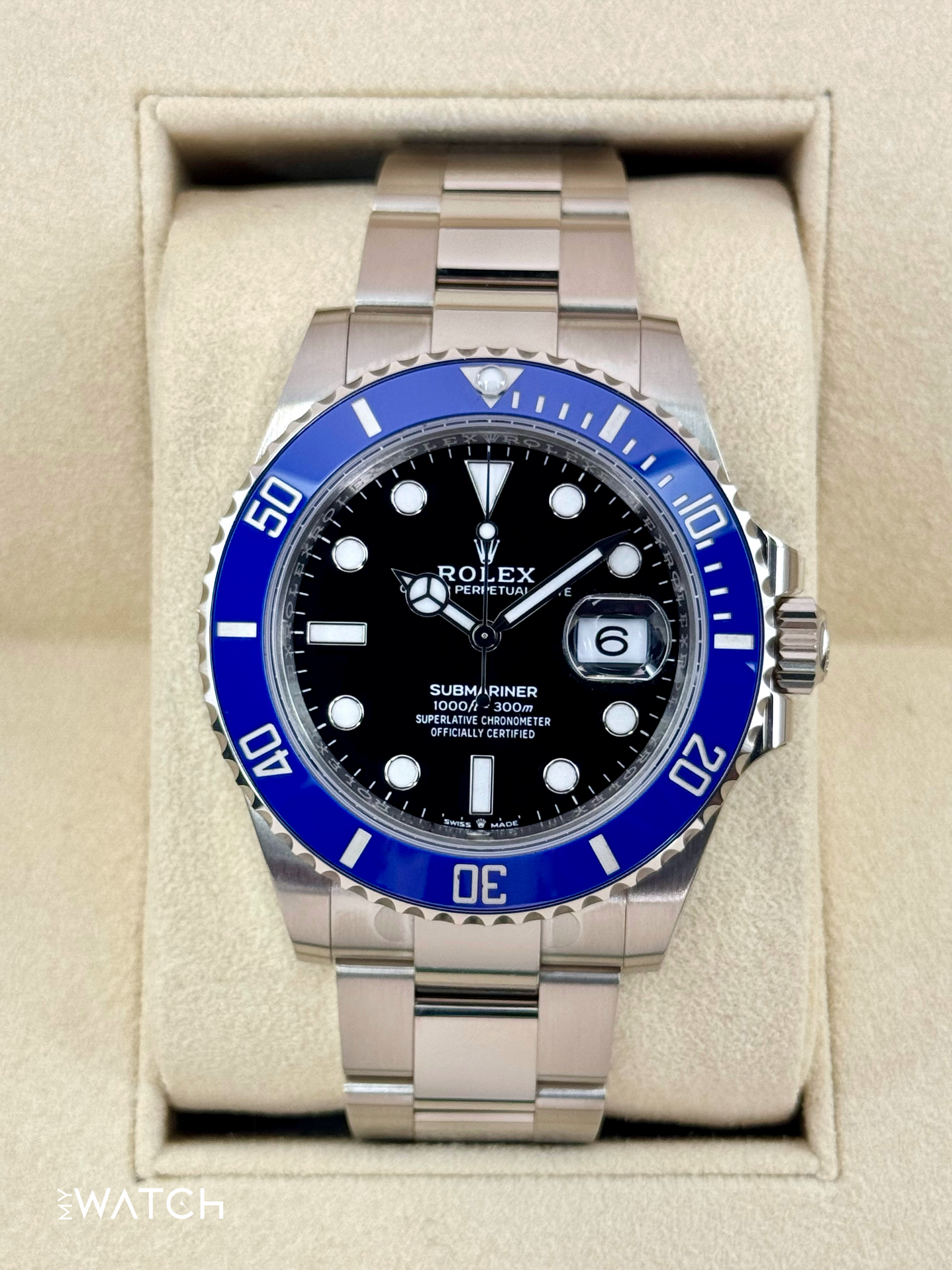 NEW 2025 Rolex Submariner “Cookie Monster ” 41mm 126619LB White Gold Black Dial - MyWatchLLC