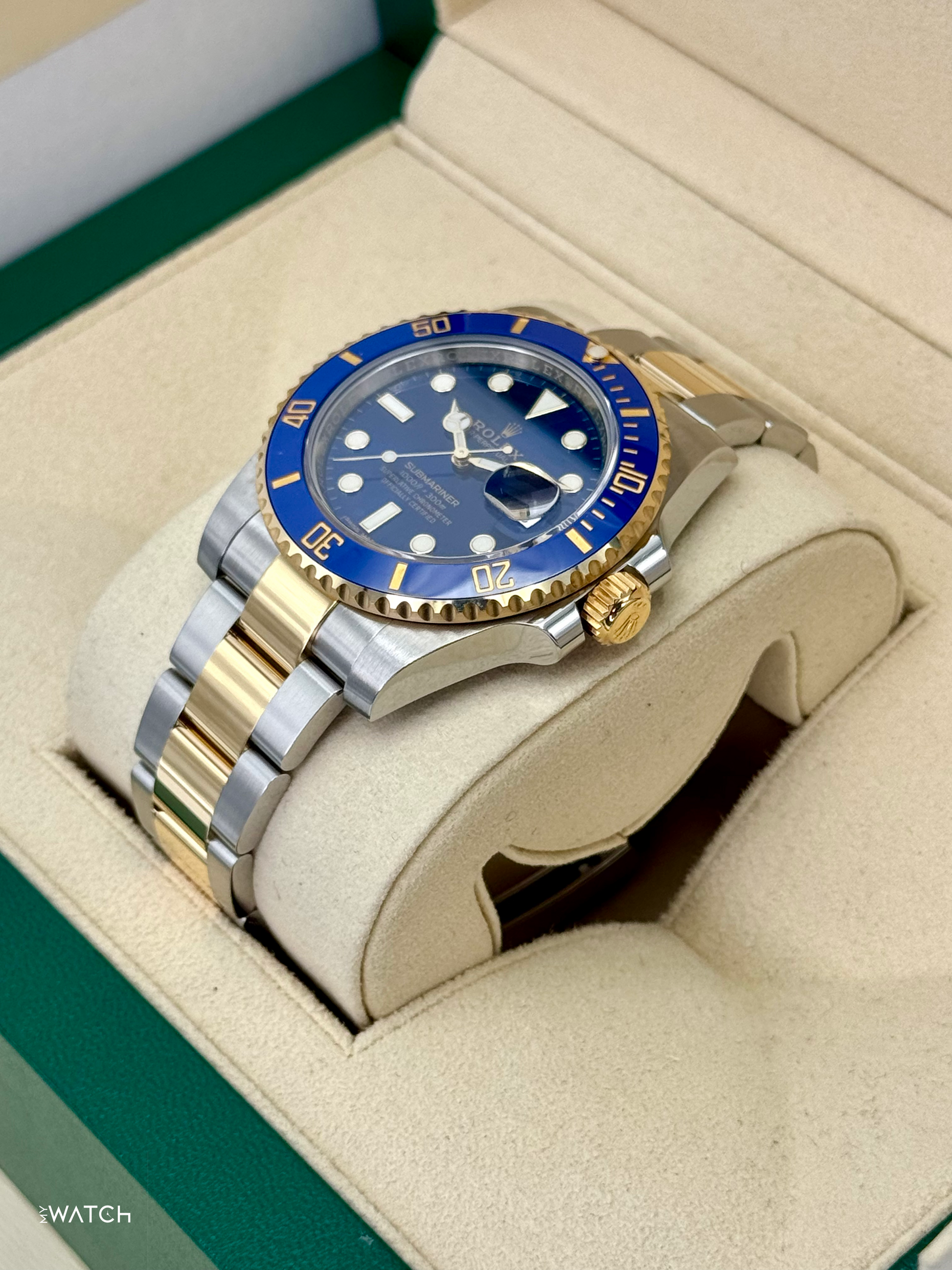 2017 Rolex Submariner "Bluesy" 40mm 116613LB Two-Tone Blue Dial - MyWatchLLC