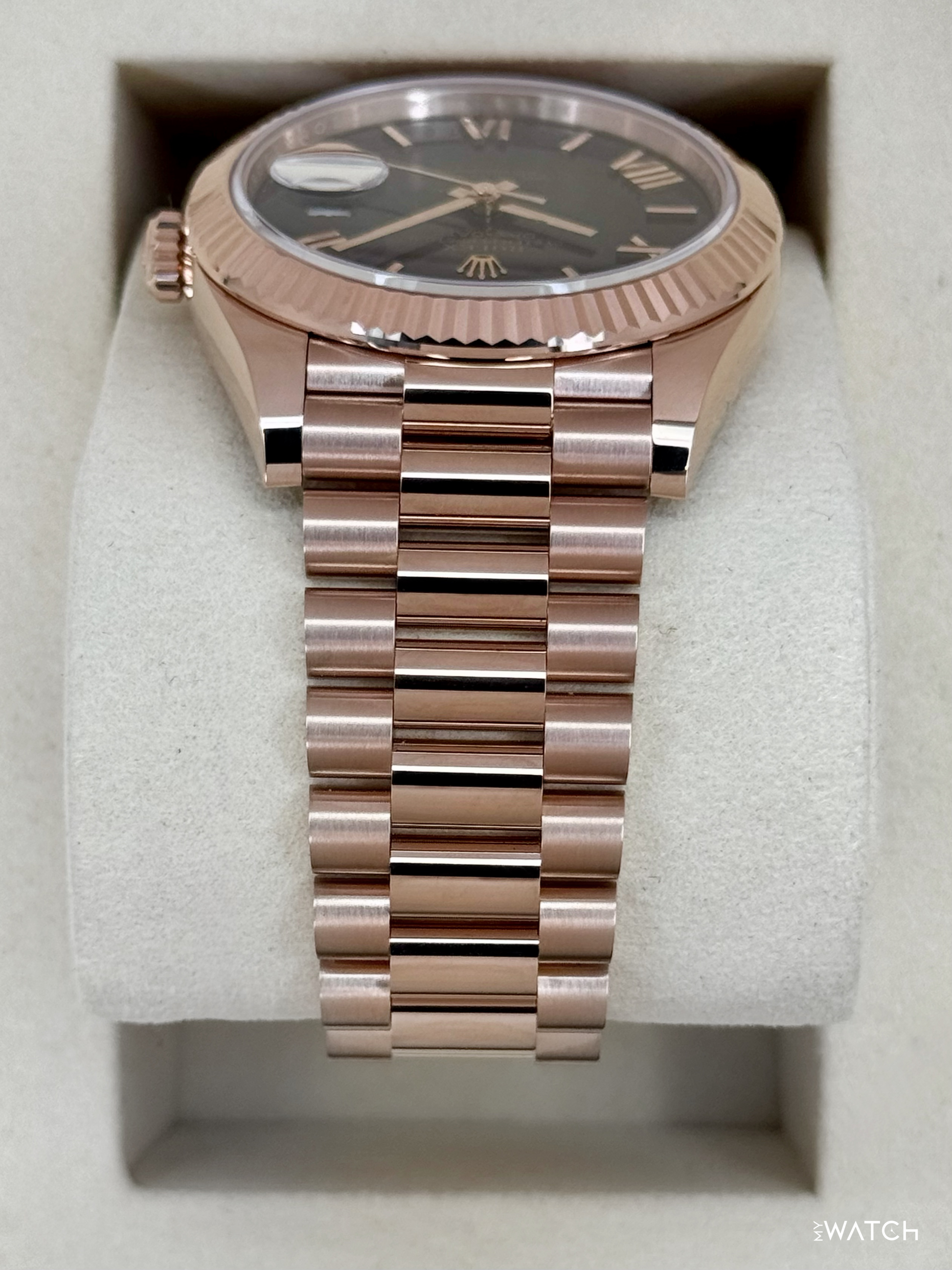 NEW 2026 Rolex Day-Date 40mm 228235 Presidential Slate Ombre Dial - MyWatchLLC