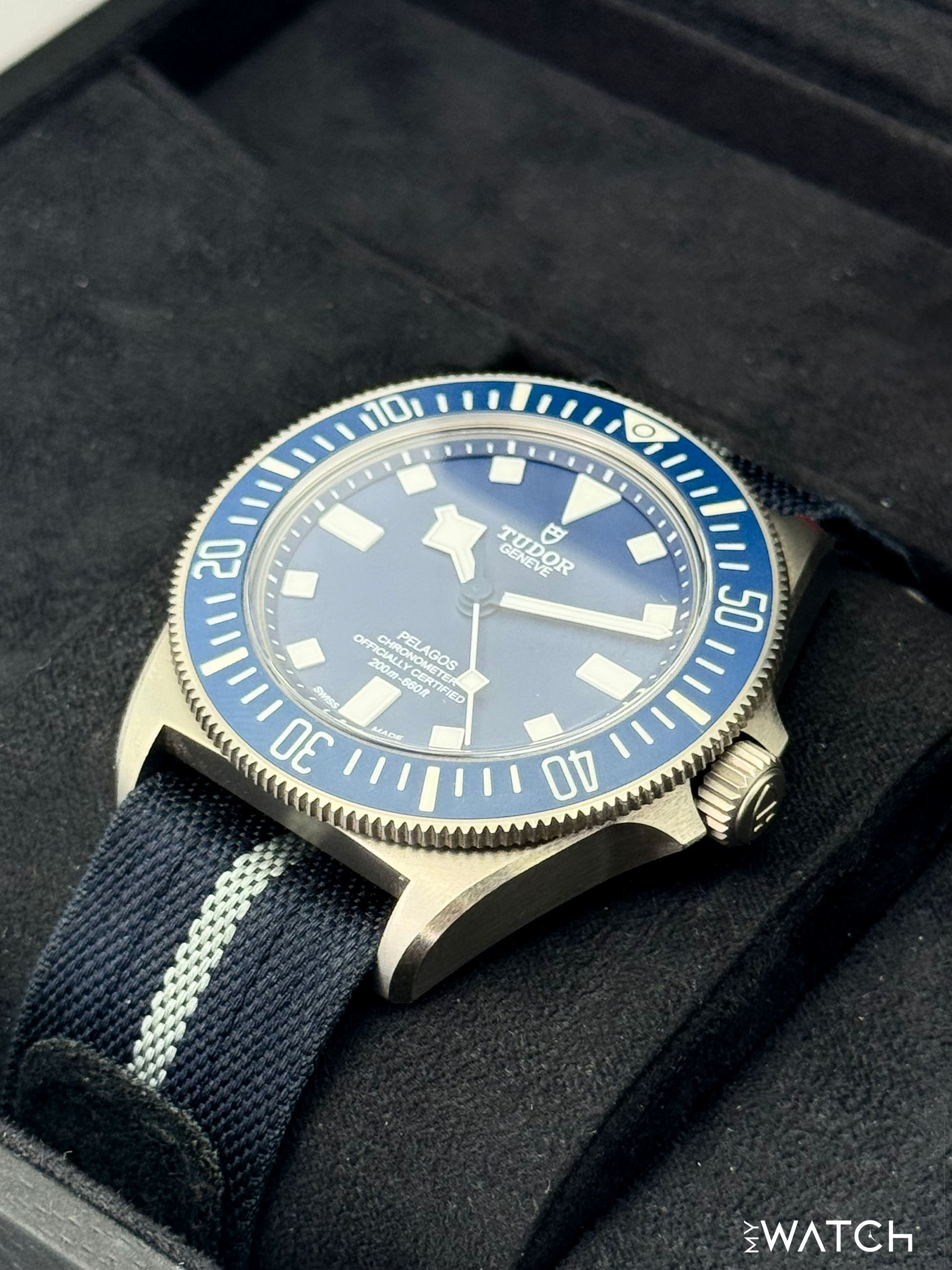 2022 Tudor Pelagos Fxd 42mm 25707B/22 Titanium Blue Dial - MyWatchLLC