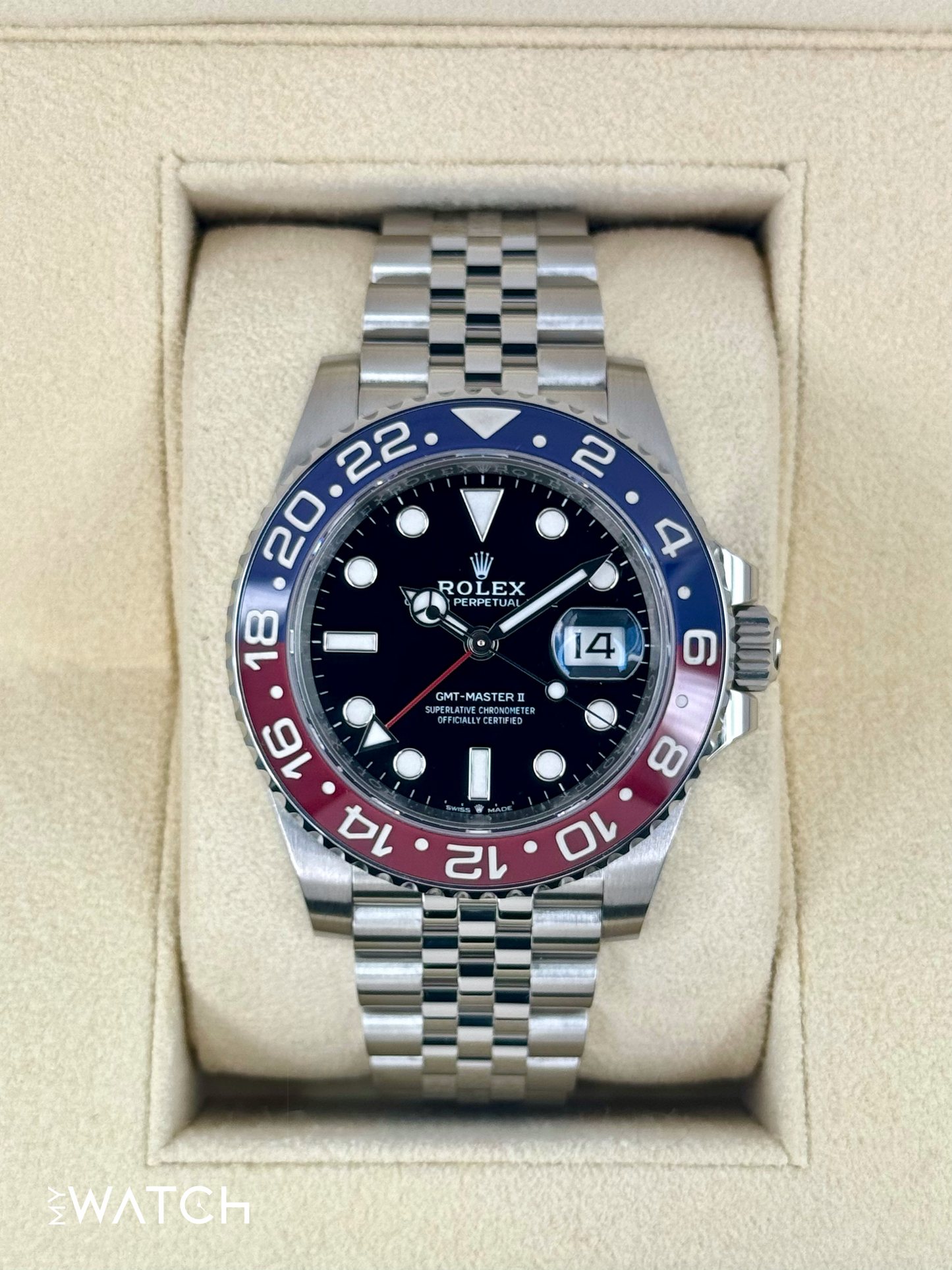 2023 Rolex GMT-Master II "Pepsi" 40mm 126710BLRO Jubilee