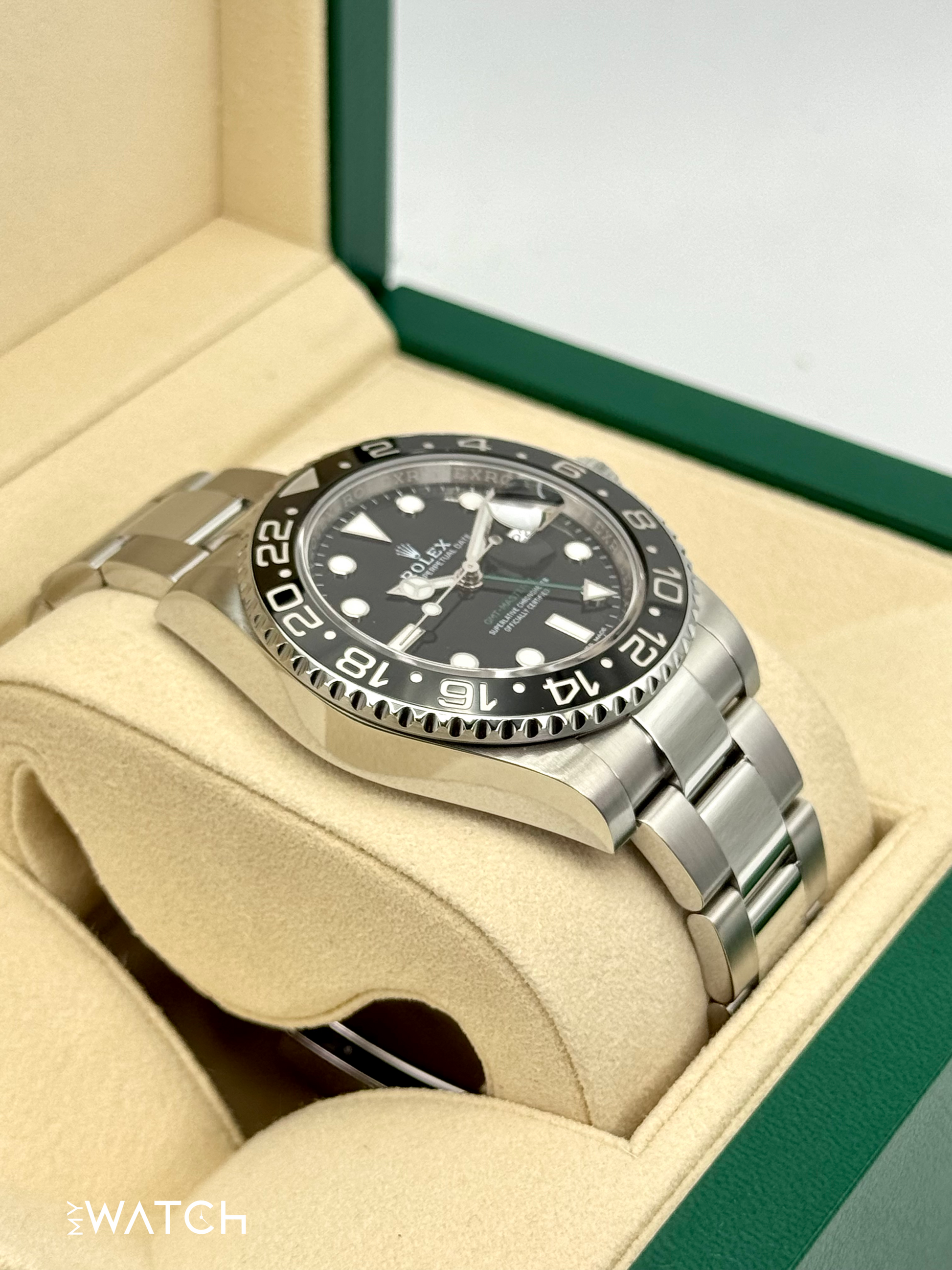 2018 Rolex GMT-Master II 40mm 116710LN Stainless Steel Black Dial - MyWatchLLC