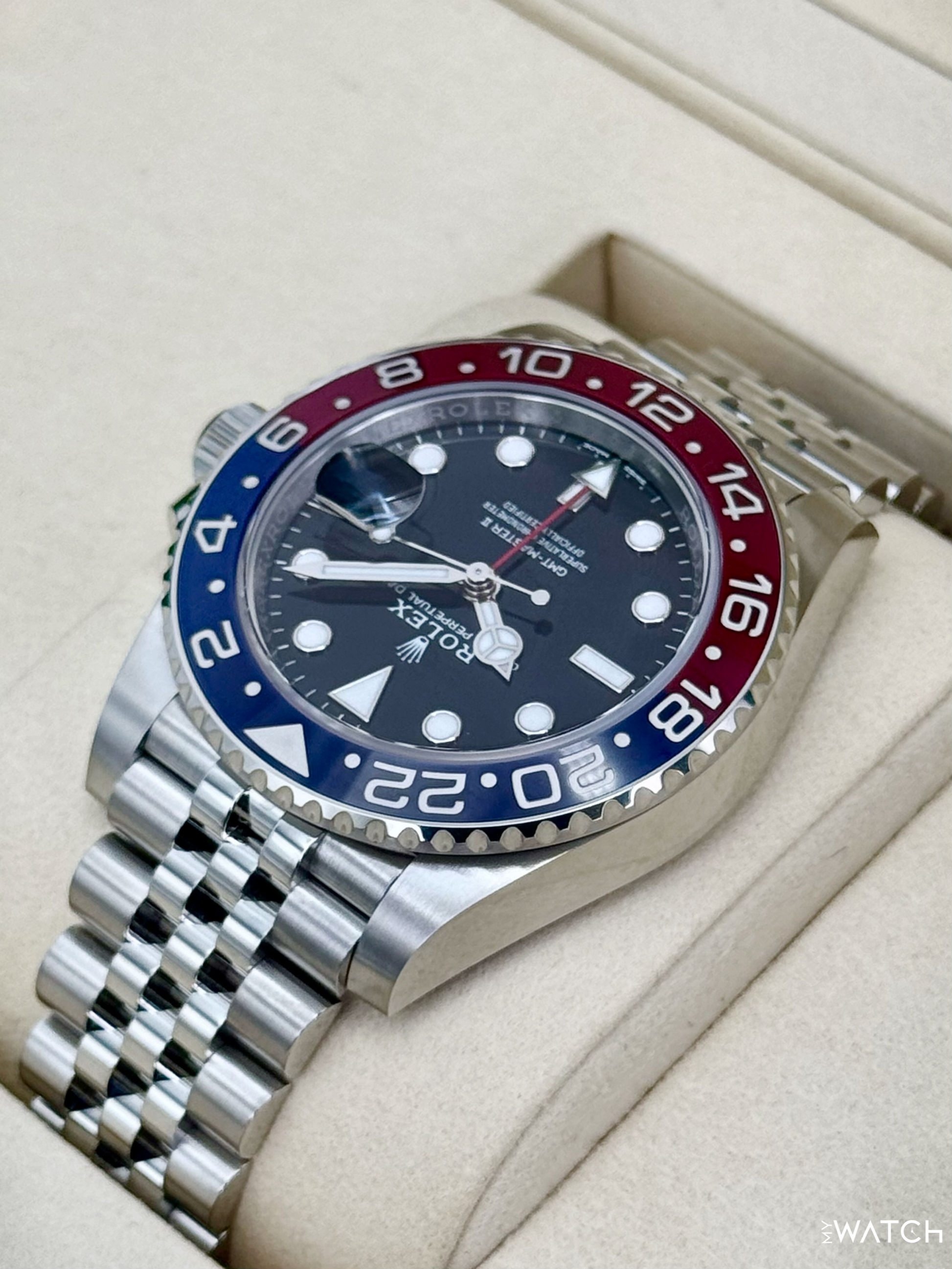 NEW 2026 Rolex GMT-Master II "Pepsi" 40mm 126710BLRO Jubilee (STICKERED) - MyWatchLLC