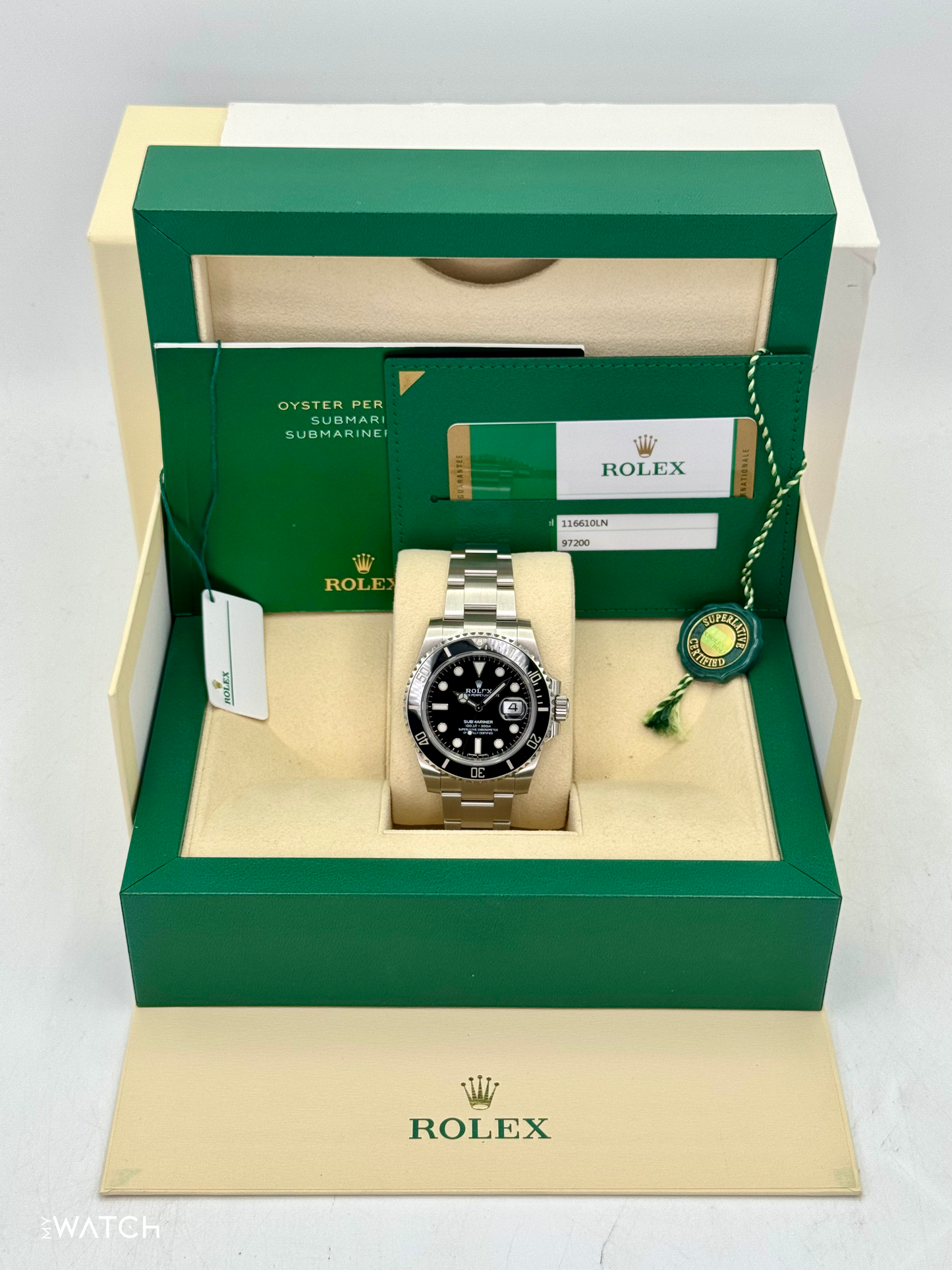 2020 Rolex Submariner 40mm 116610LN Stainless Steel Black Dial