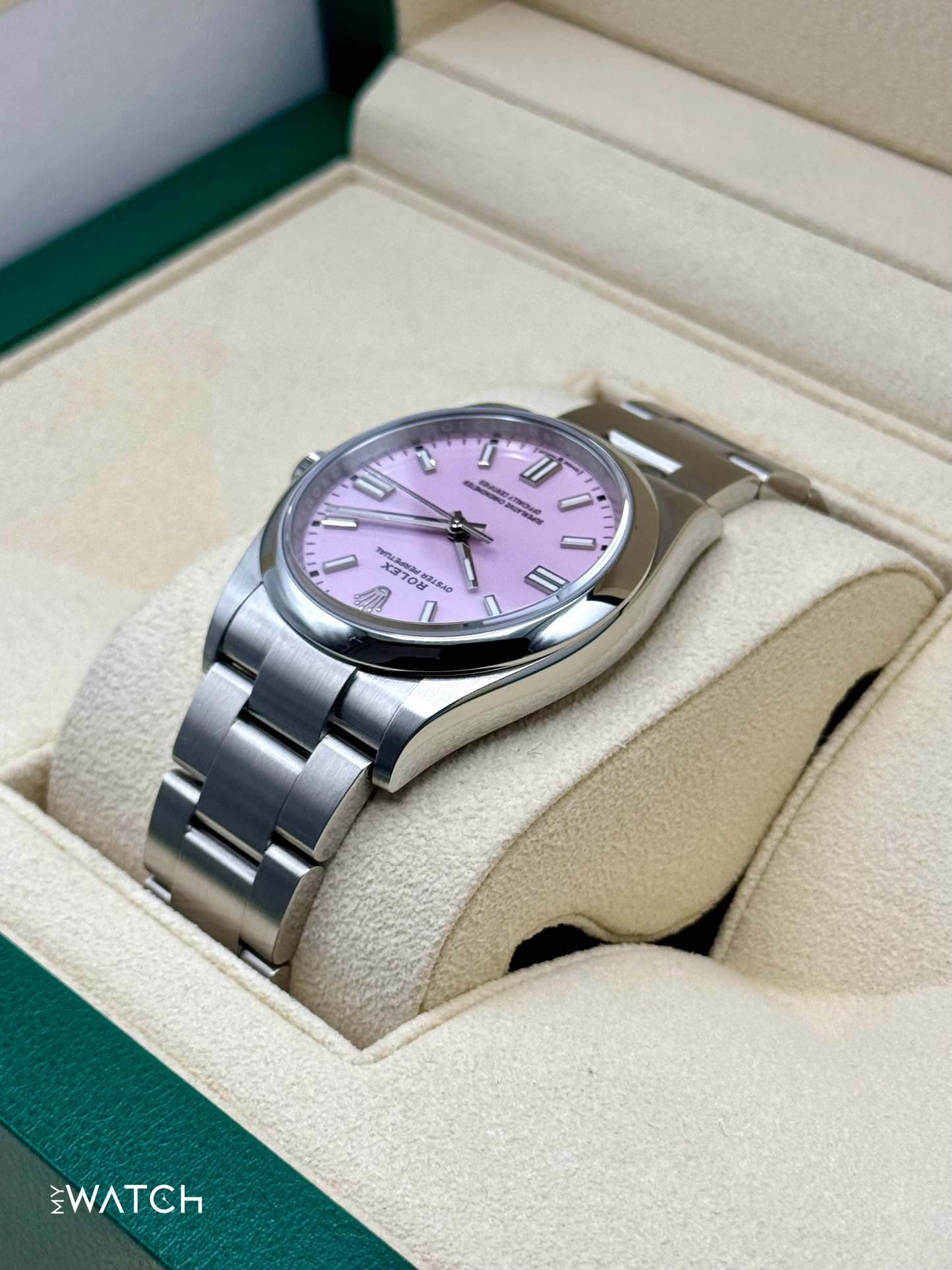 2024 Rolex Oyster Perpetual 36mm 126000 Candy Pink Dial