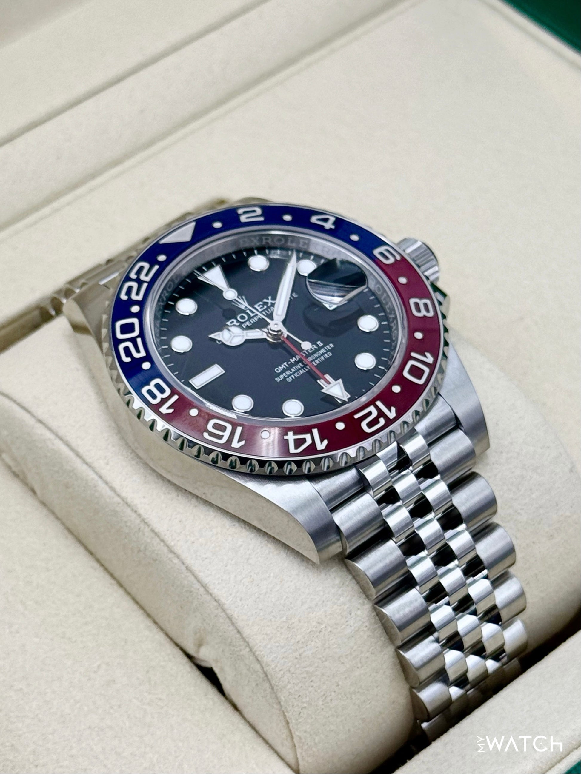 NEW 2026 Rolex GMT-Master II "Pepsi" 40mm 126710BLRO Jubilee - MyWatchLLC