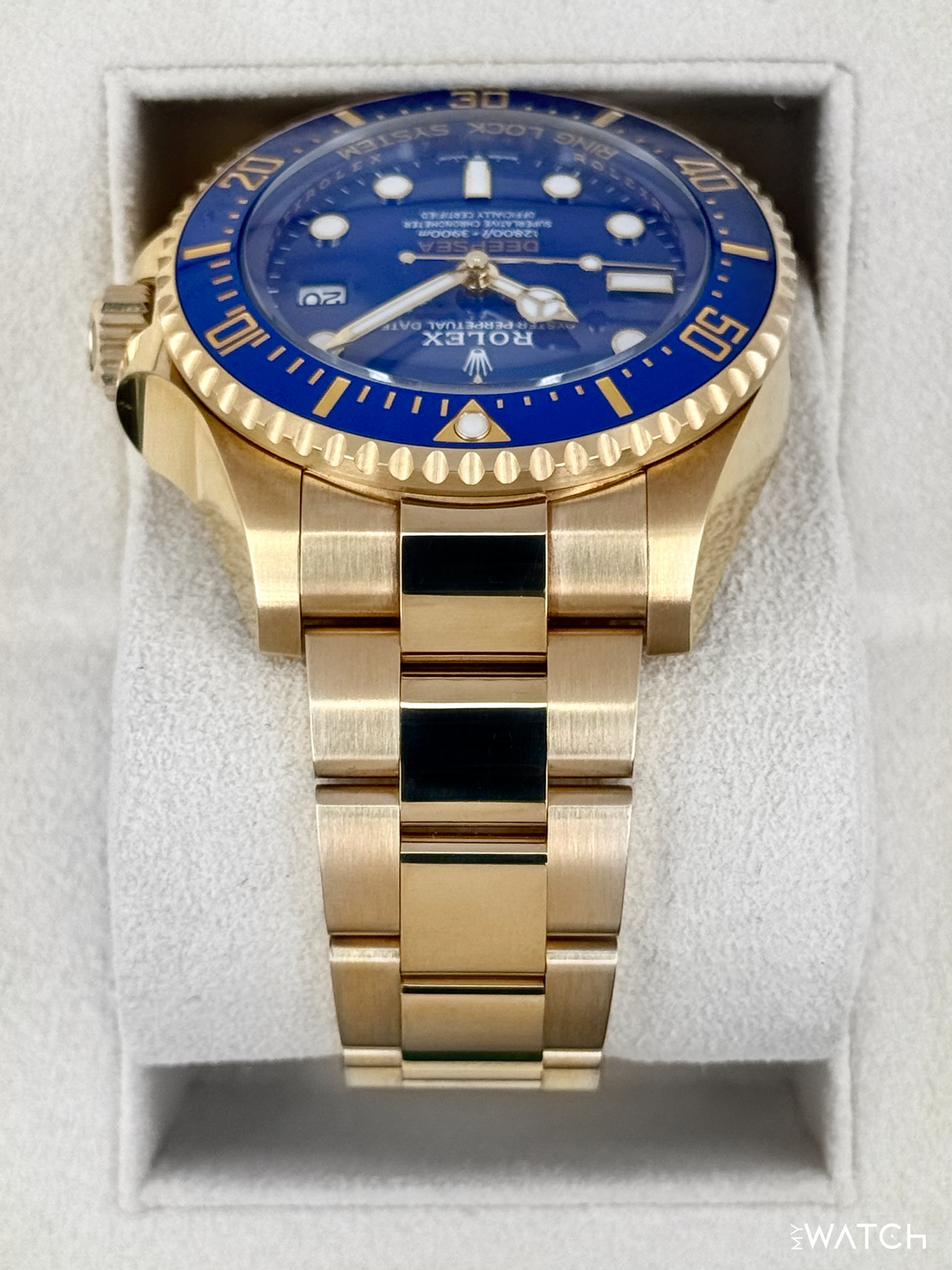2025 Rolex Deepsea 44mm 136668LB Yellow Gold Blue Dial - MyWatchLLC