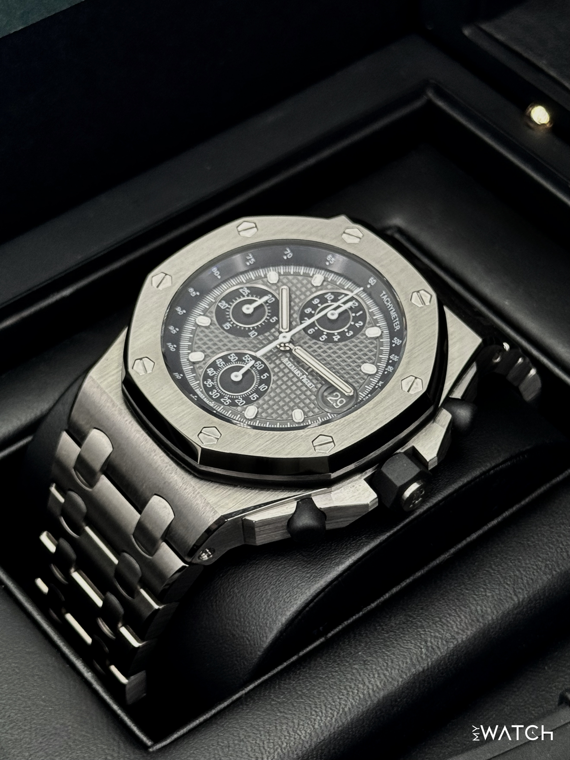 2024 Audemars Piguet Royal Oak Offshore Chrono 42mm 26238TI Grey Dial - MyWatchLLC