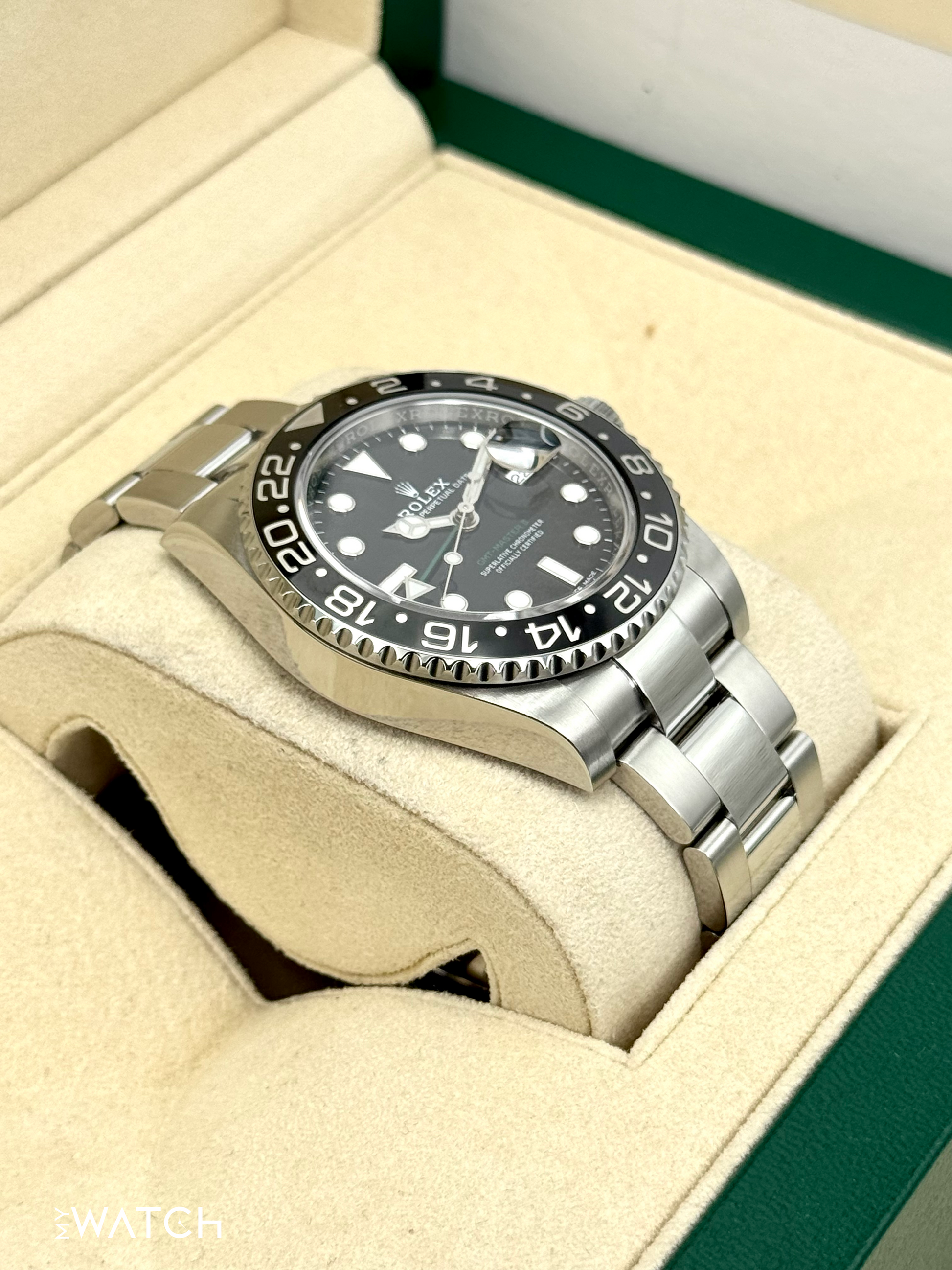 2019 Rolex GMT-Master II 40mm 116710LN Stainless Steel Black Dial - MyWatchLLC