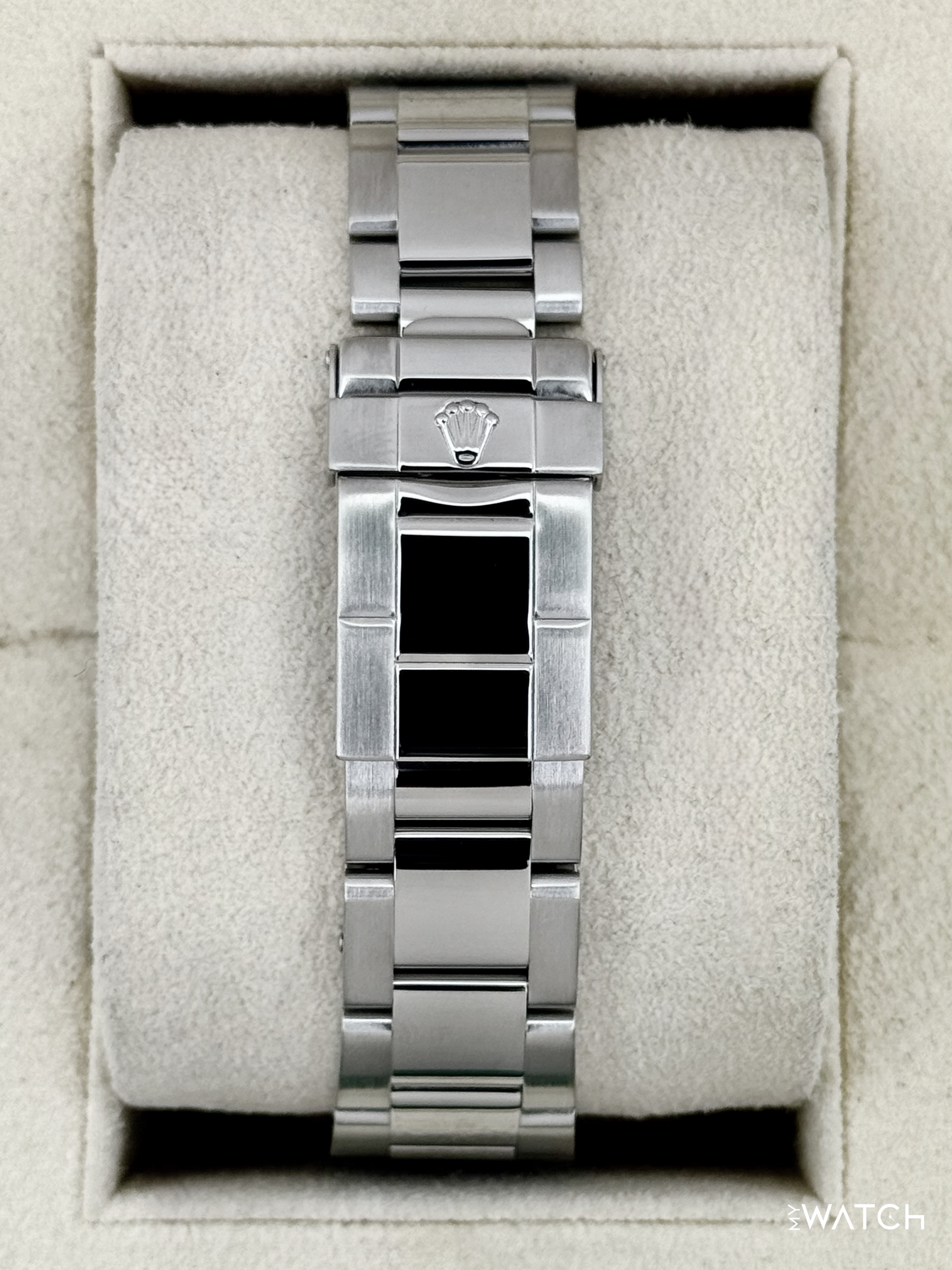 2004 Rolex Yacht-Master 40mm 16622 Stainless Steel Oyster Platinum Bezel and Dial - MyWatchLLC