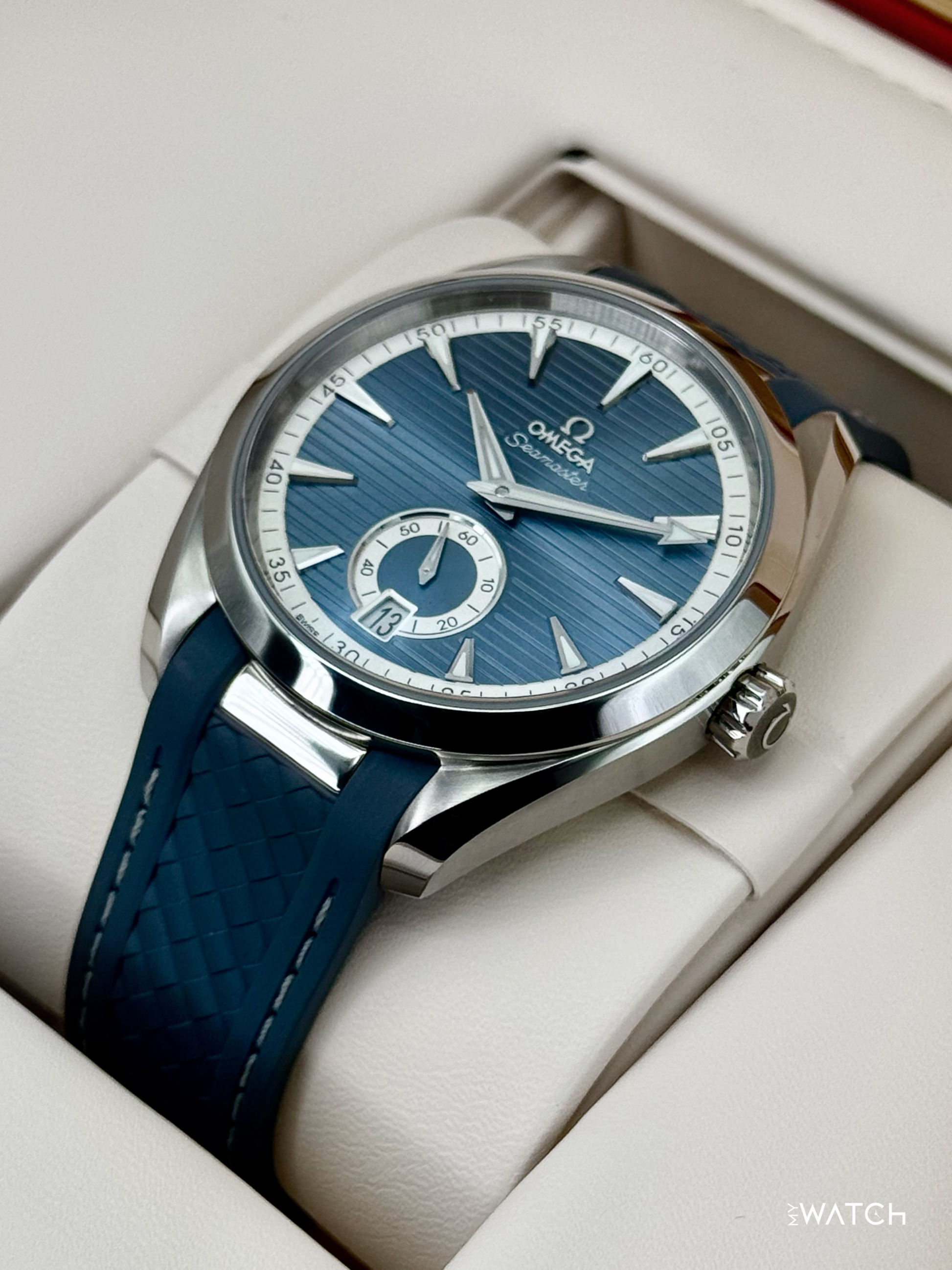 2025 Omega Seamaster Aqua Terra 41mm 220.12.41.21.03.005 Blue Dial - MyWatchLLC