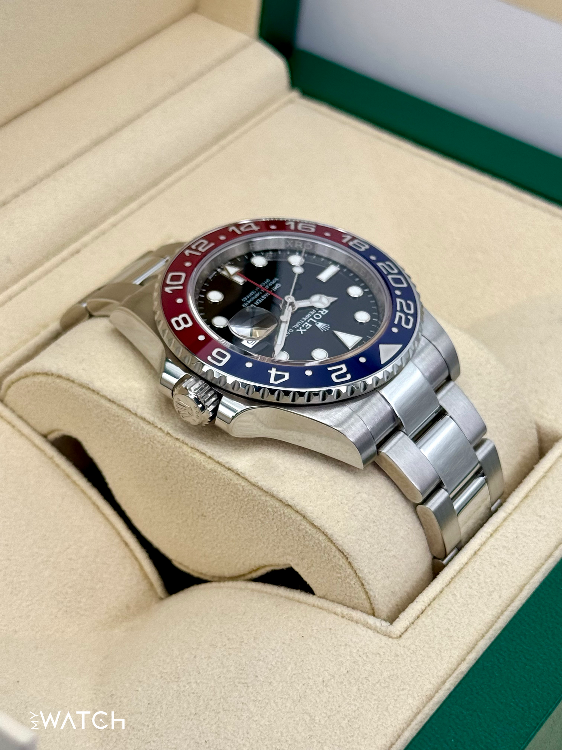 2022 Rolex GMT-Master II "Pepsi" 40mm 126710BLRO Oyster - MyWatchLLC