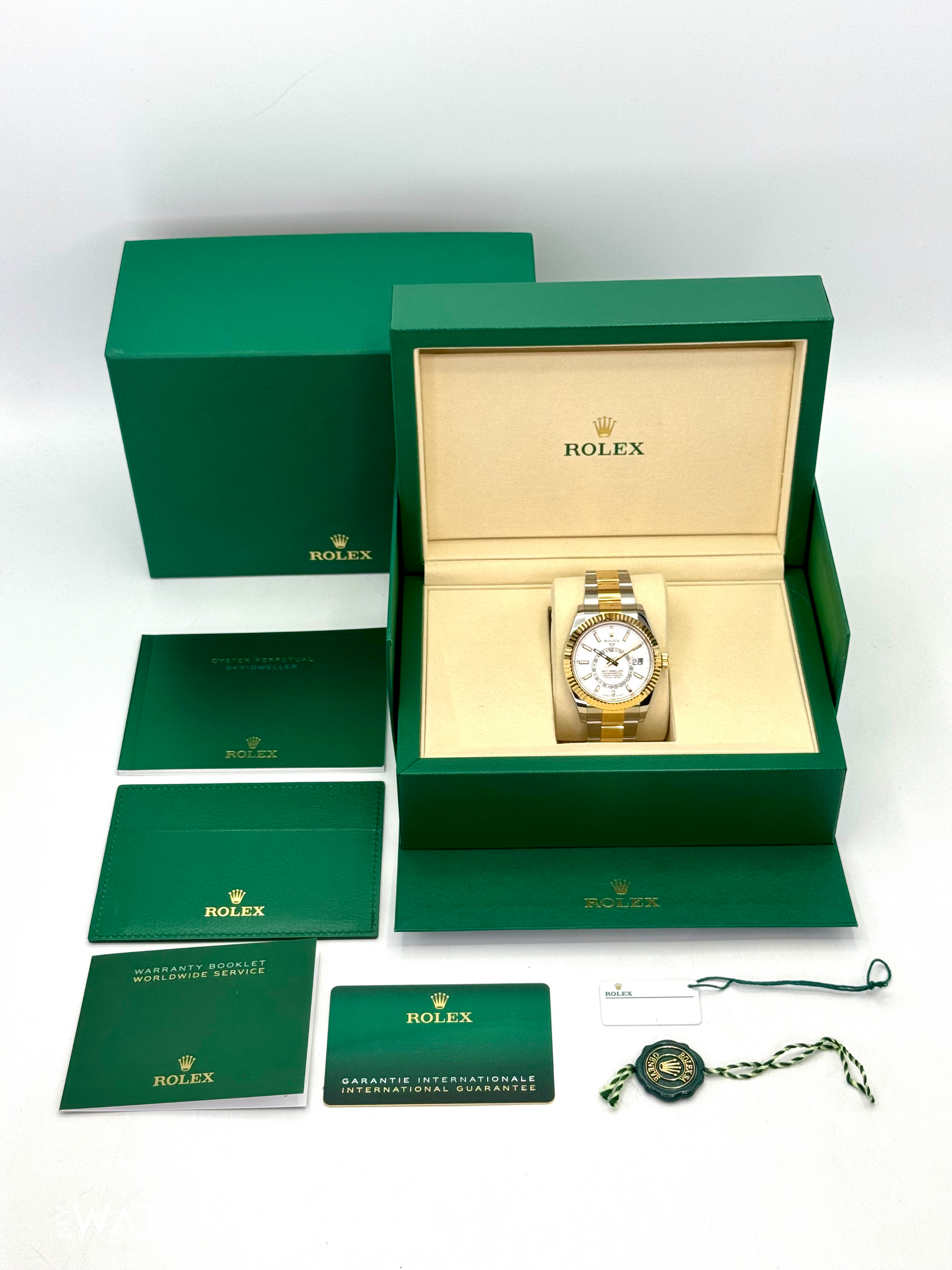 NEW 2025 Rolex Sky-Dweller 42mm 336933 Oyster White Dial - MyWatchLLC