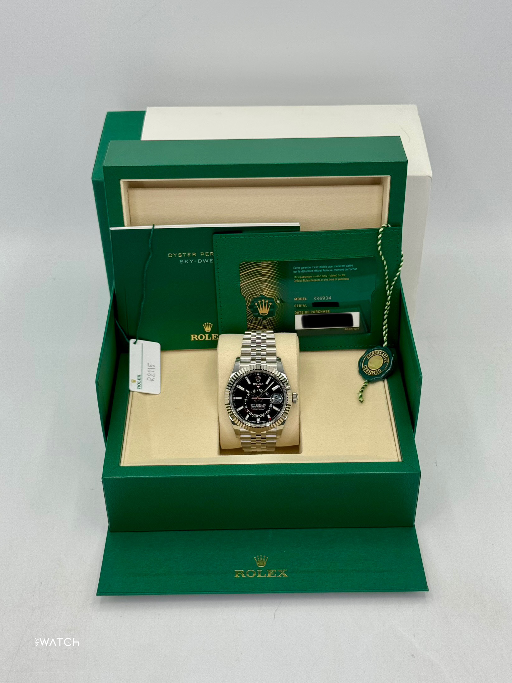 NEW 2025 Rolex Sky-Dweller 42mm 336934 Jubilee Black Dial - MyWatchLLC