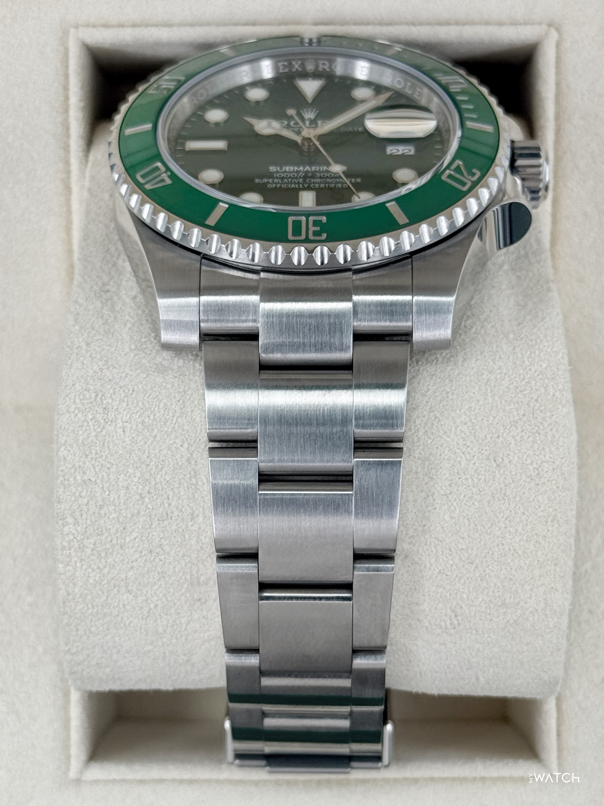 2017 Rolex Submariner “Hulk” 40mm 116610LV Green Dial - MyWatchLLC
