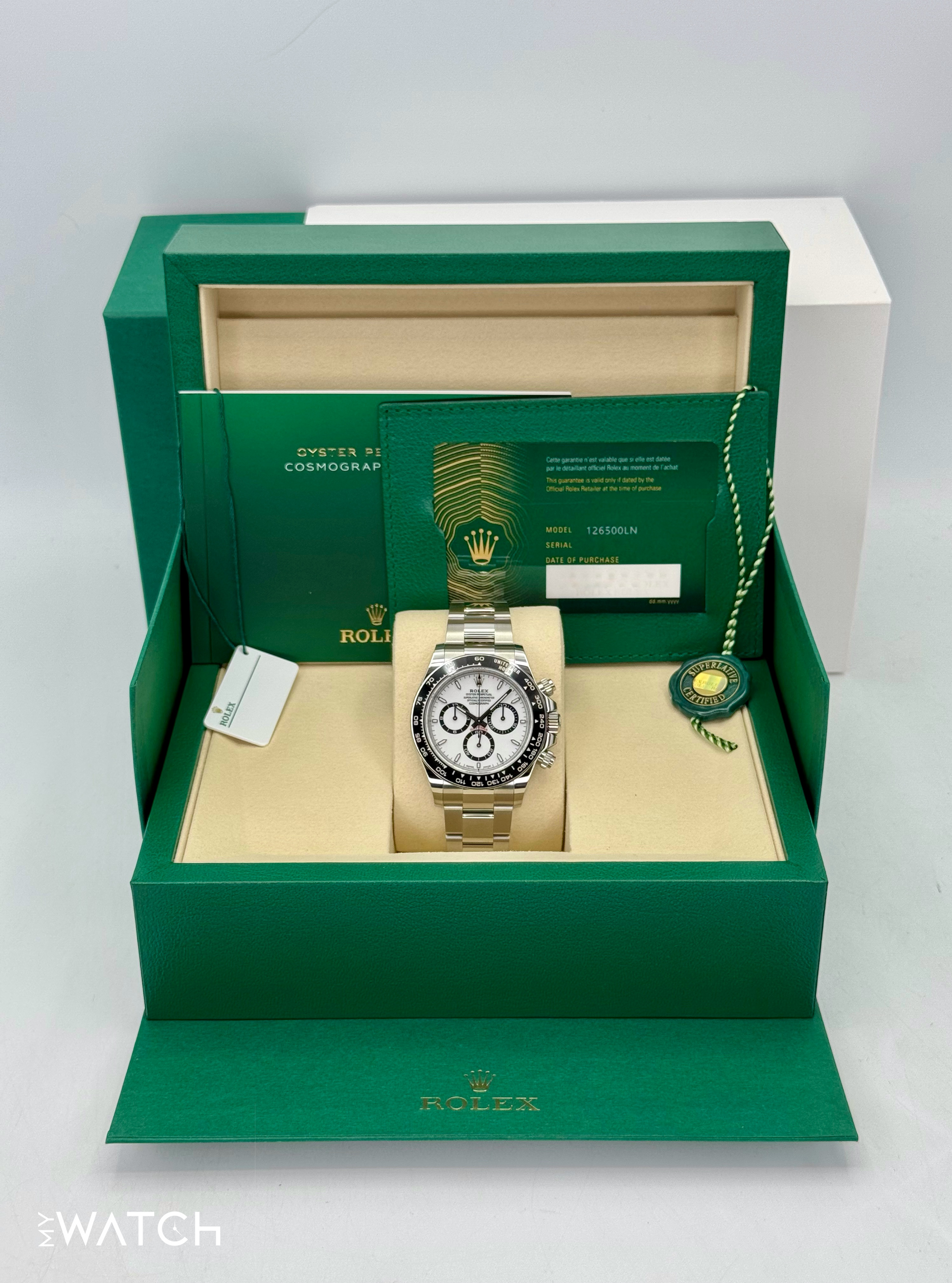 NEW 2025 Rolex Daytona 40mm 126500LN Stainless Steel Panda Dial - MyWatchLLC
