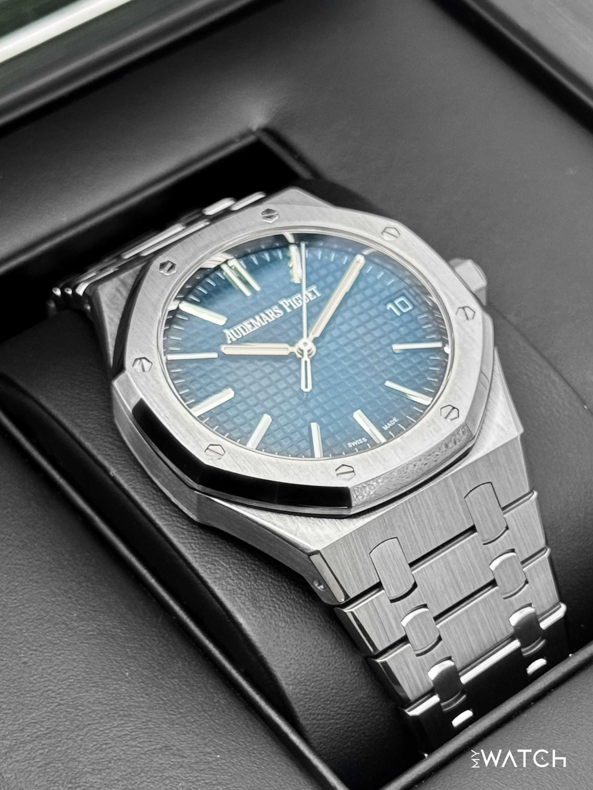 2023 Audemars Piguet Royal Oak 41mm 15510ST Stainless Steel Blue Dial - MyWatchLLC