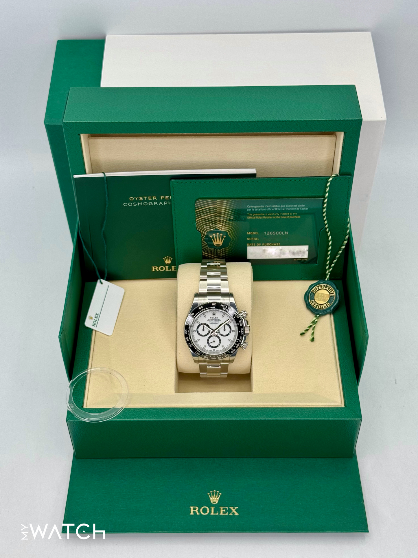 NEW 2025 Rolex Daytona 40mm 126500LN Stainless Steel Panda Dial - MyWatchLLC