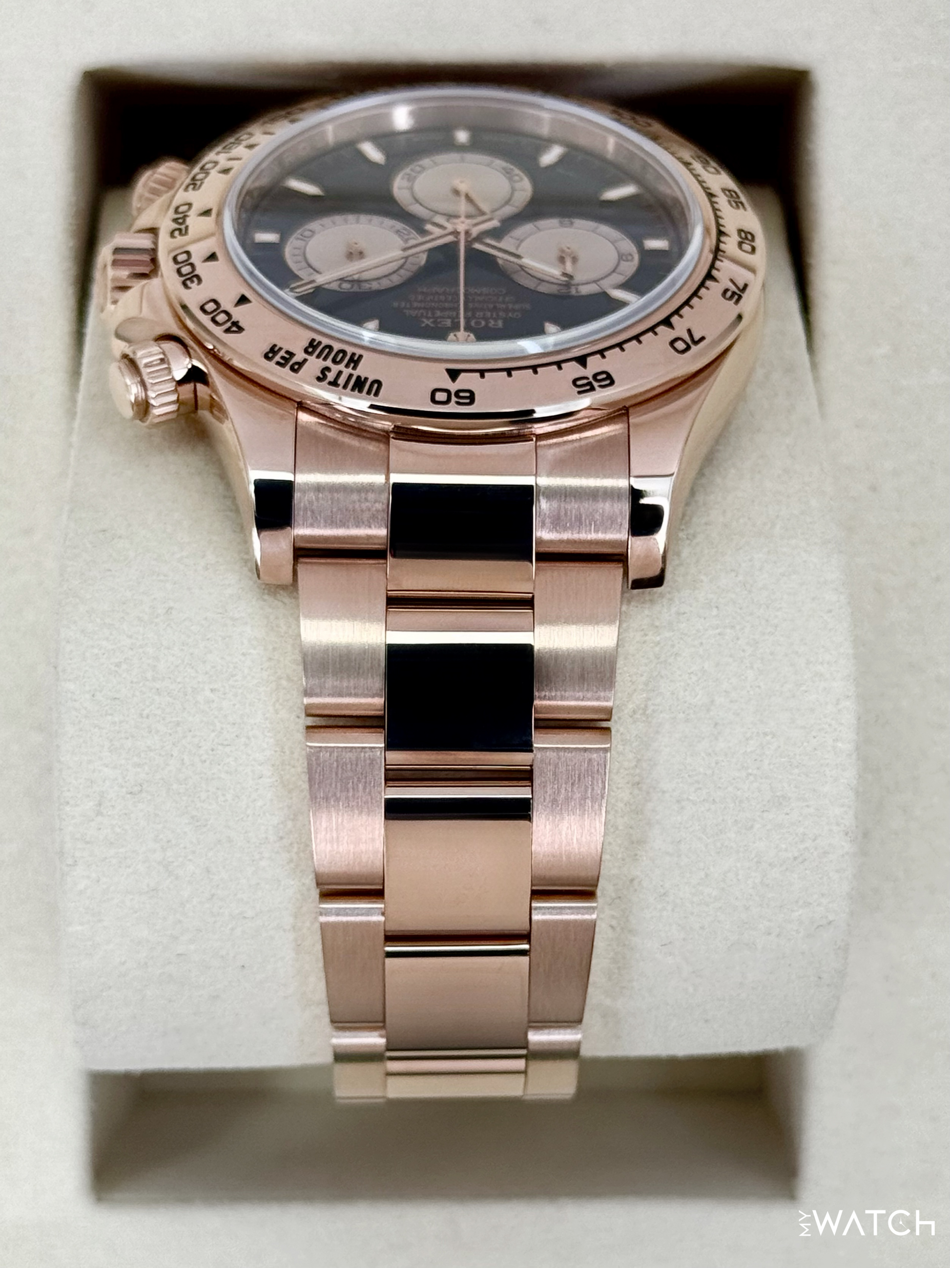 NEW 2025 Rolex Daytona 40mm 126505 Rose Gold Black Dial - MyWatchLLC