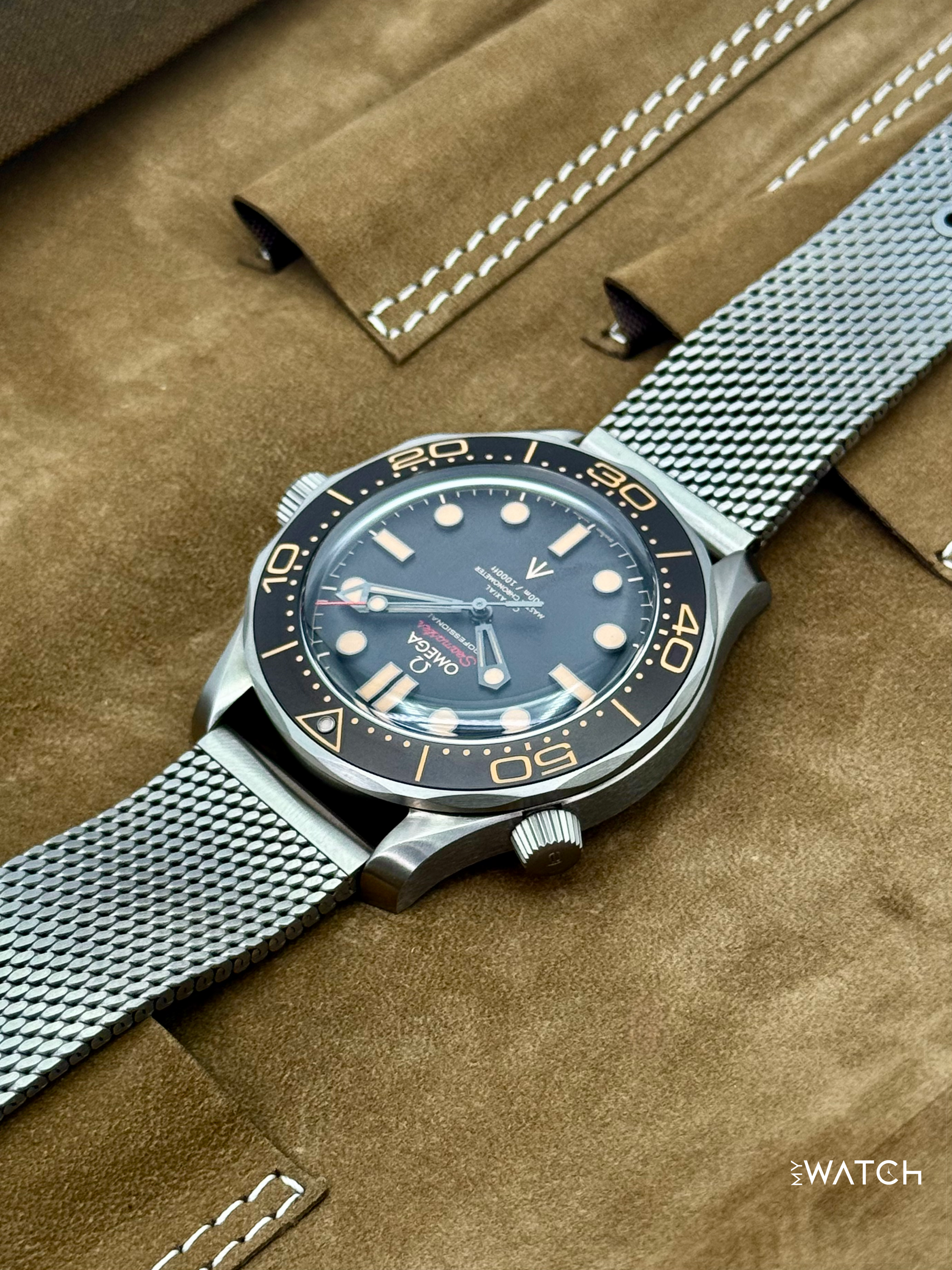 NEW 2026 Omega Seamaster Diver 300M 007 42mm Titanium Brown Dial - MyWatchLLC