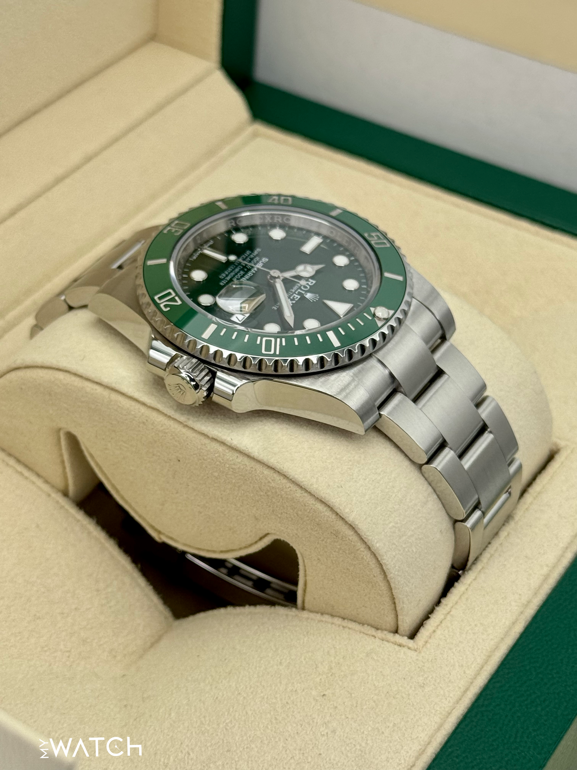 2019 Rolex Submariner “Hulk” 40mm 116610LV Green Dial - MyWatchLLC