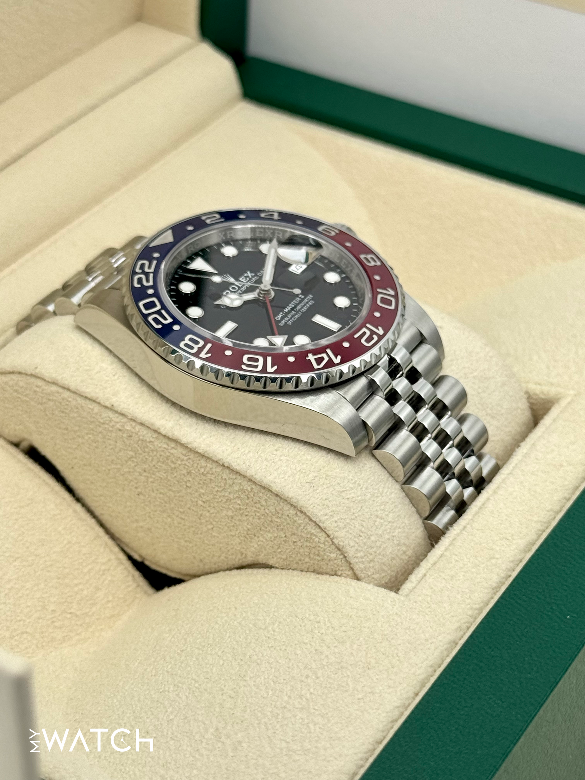 2023 Rolex GMT-Master II "Pepsi" 40mm 126710BLRO Jubilee - MyWatchLLC