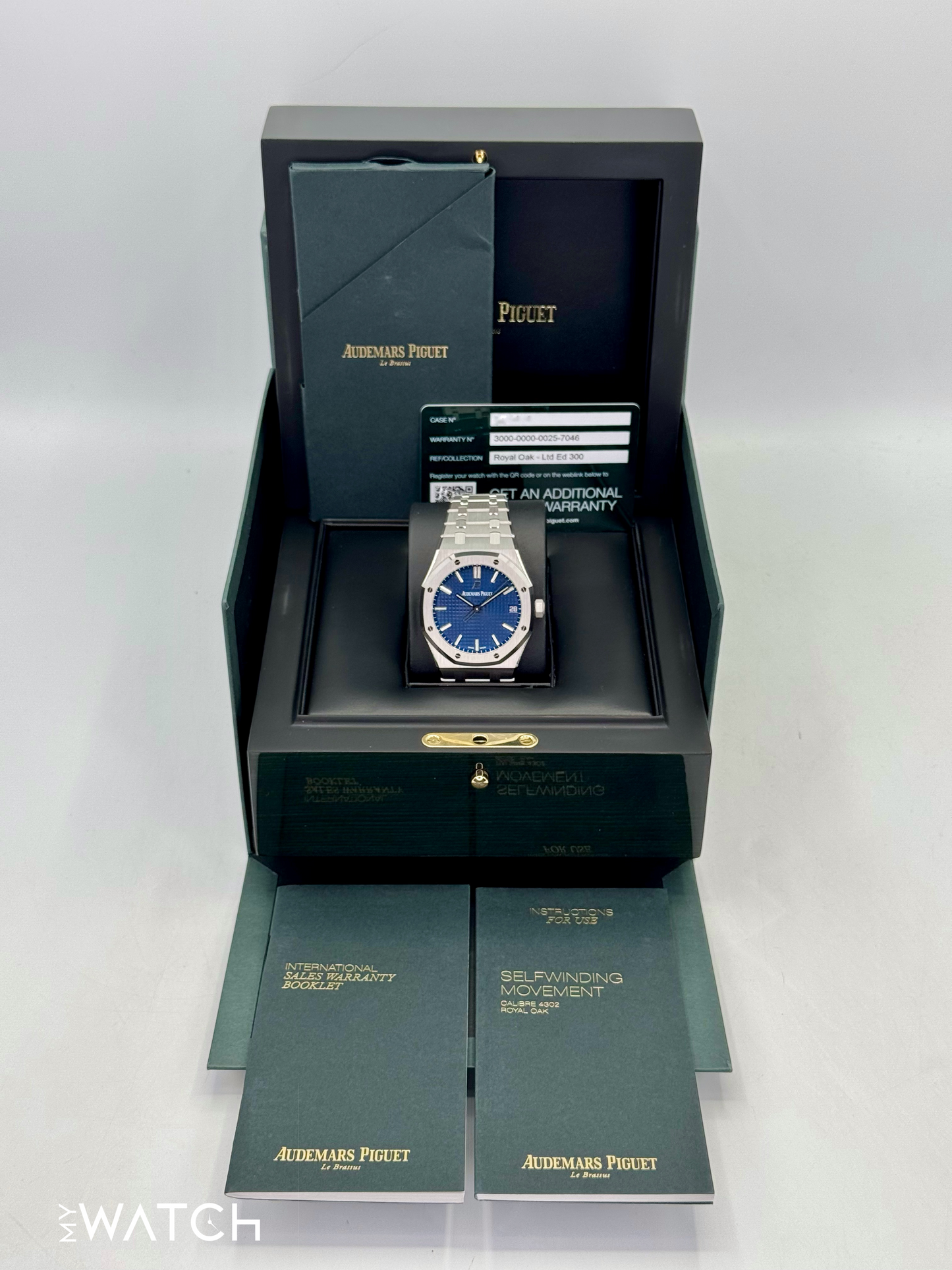 NEW 2021 Audemars Piguet Royal Oak 41mm 15503BC Blue Dial - MyWatchLLC