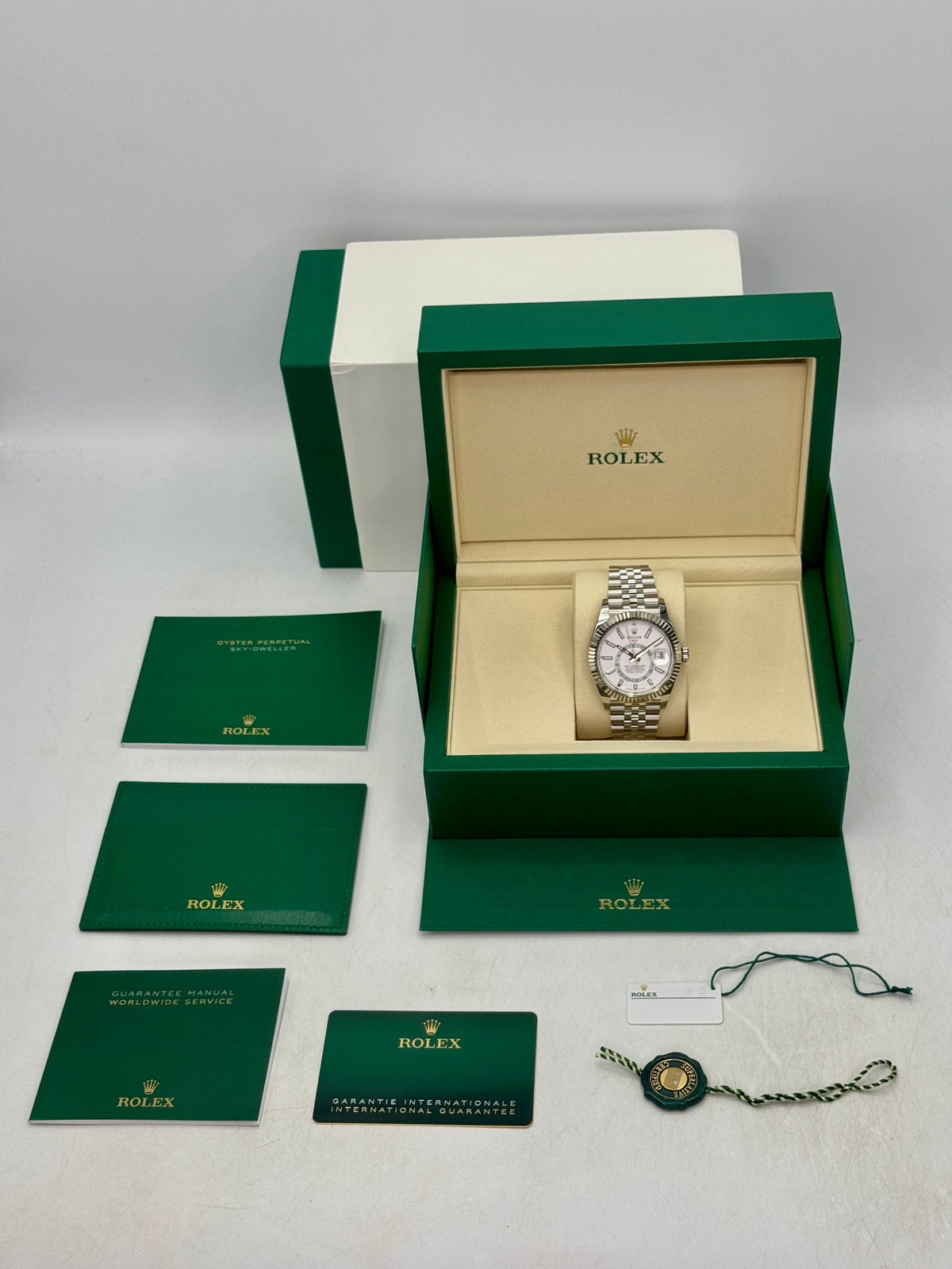 NEW 2026 Rolex Sky-Dweller 42mm 336934 Stainless Steel Jubilee White Dial