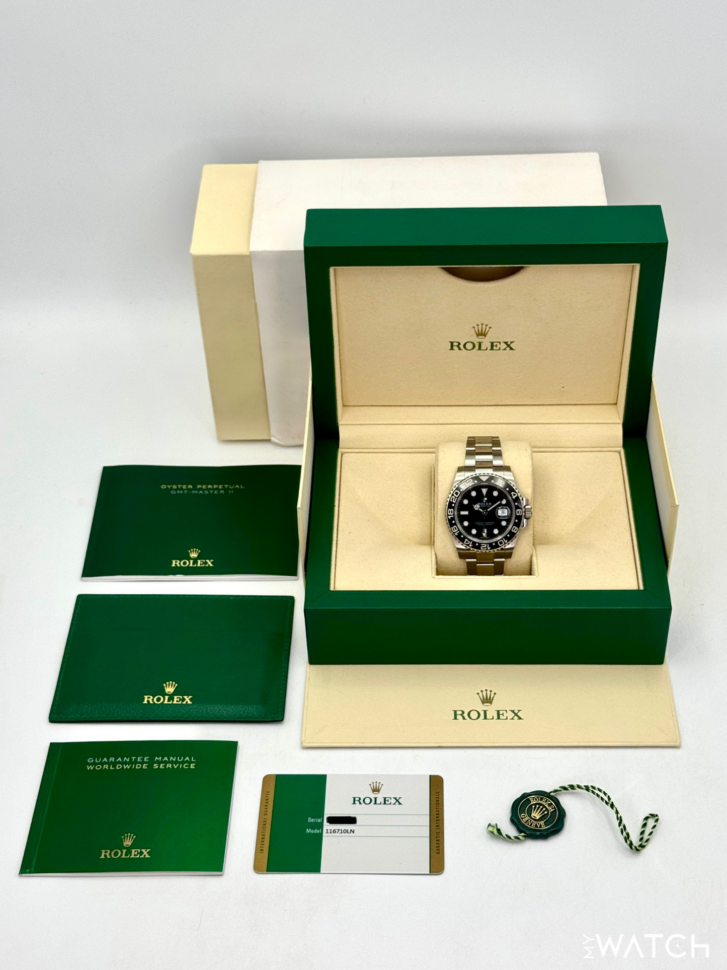 2018 Rolex GMT-Master II 40mm 116710LN Stainless Steel Black Dial
