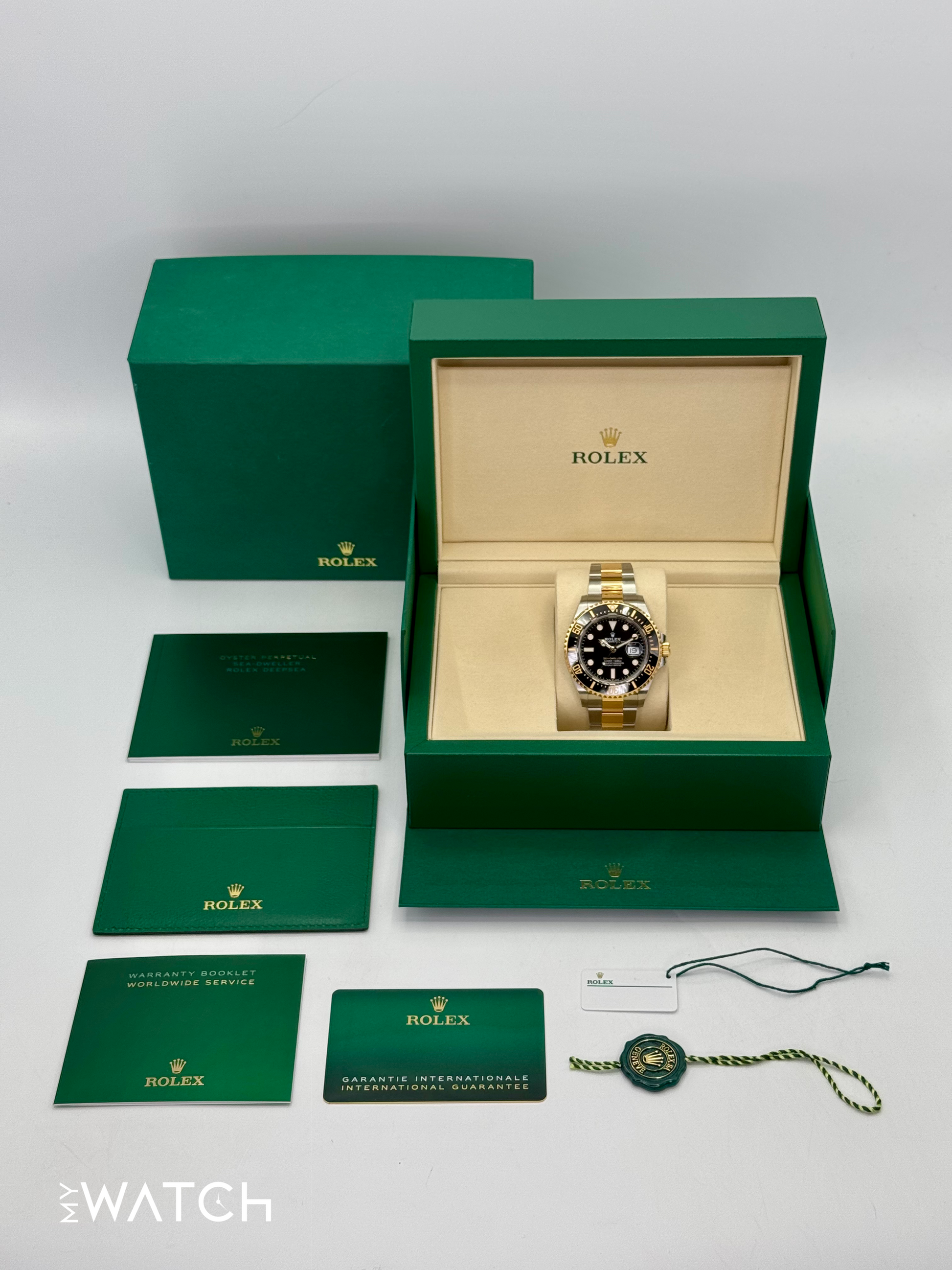 New 2025 Rolex Sea-Dweller 43mm 126603 Two-Tone Black Dial - MyWatchLLC