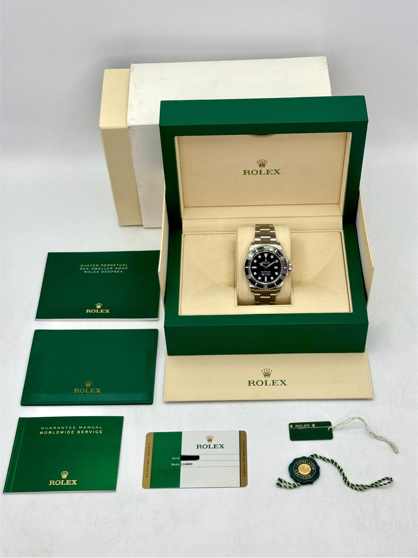 2016 Rolex Sea-Dweller 4000 "SD4K" 40mm 116600 Black Dial