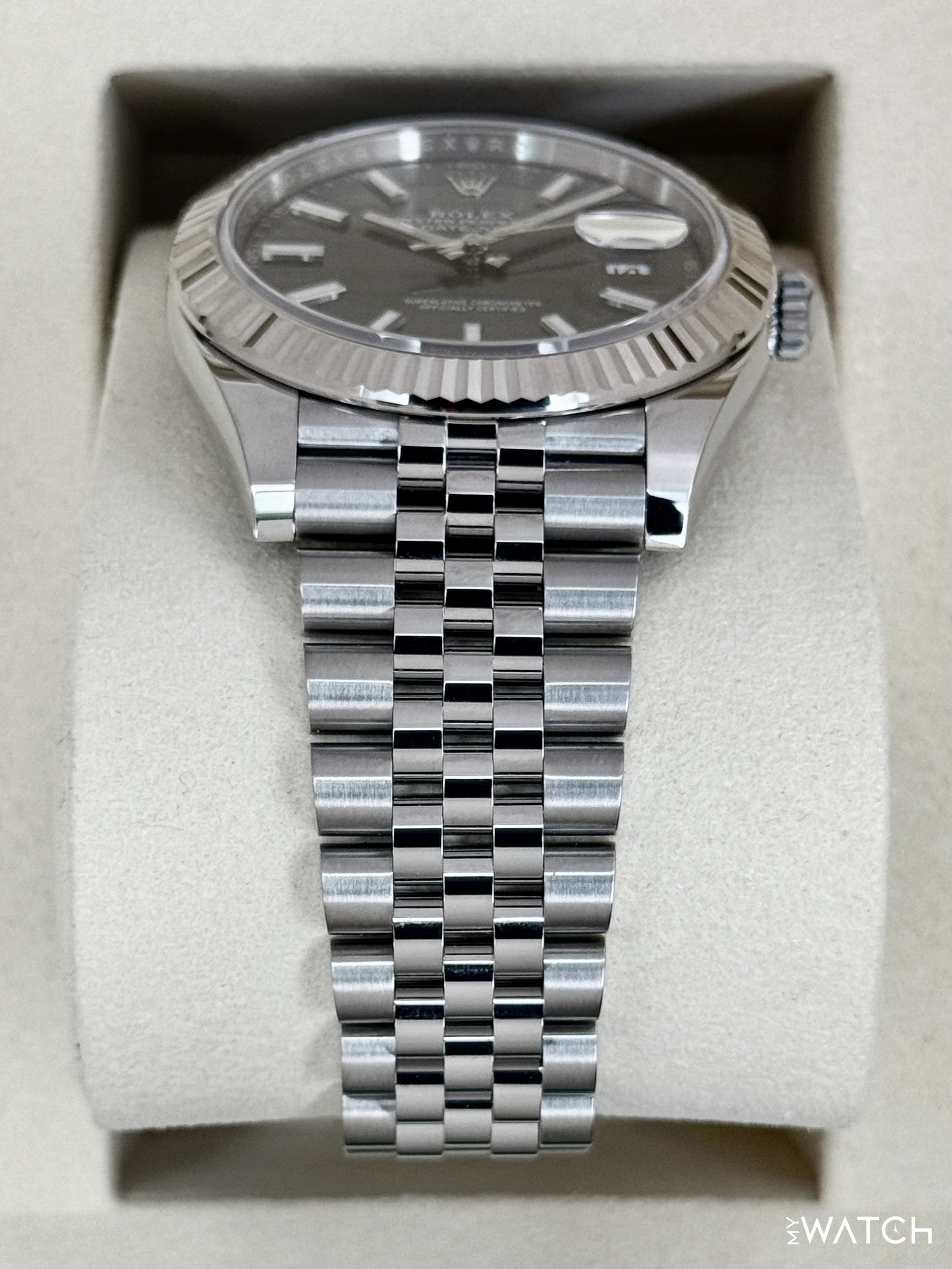 NEW 2026 Rolex Datejust 41mm 126334 Stainless Steel Jubilee Rhodium Dial - MyWatchLLC