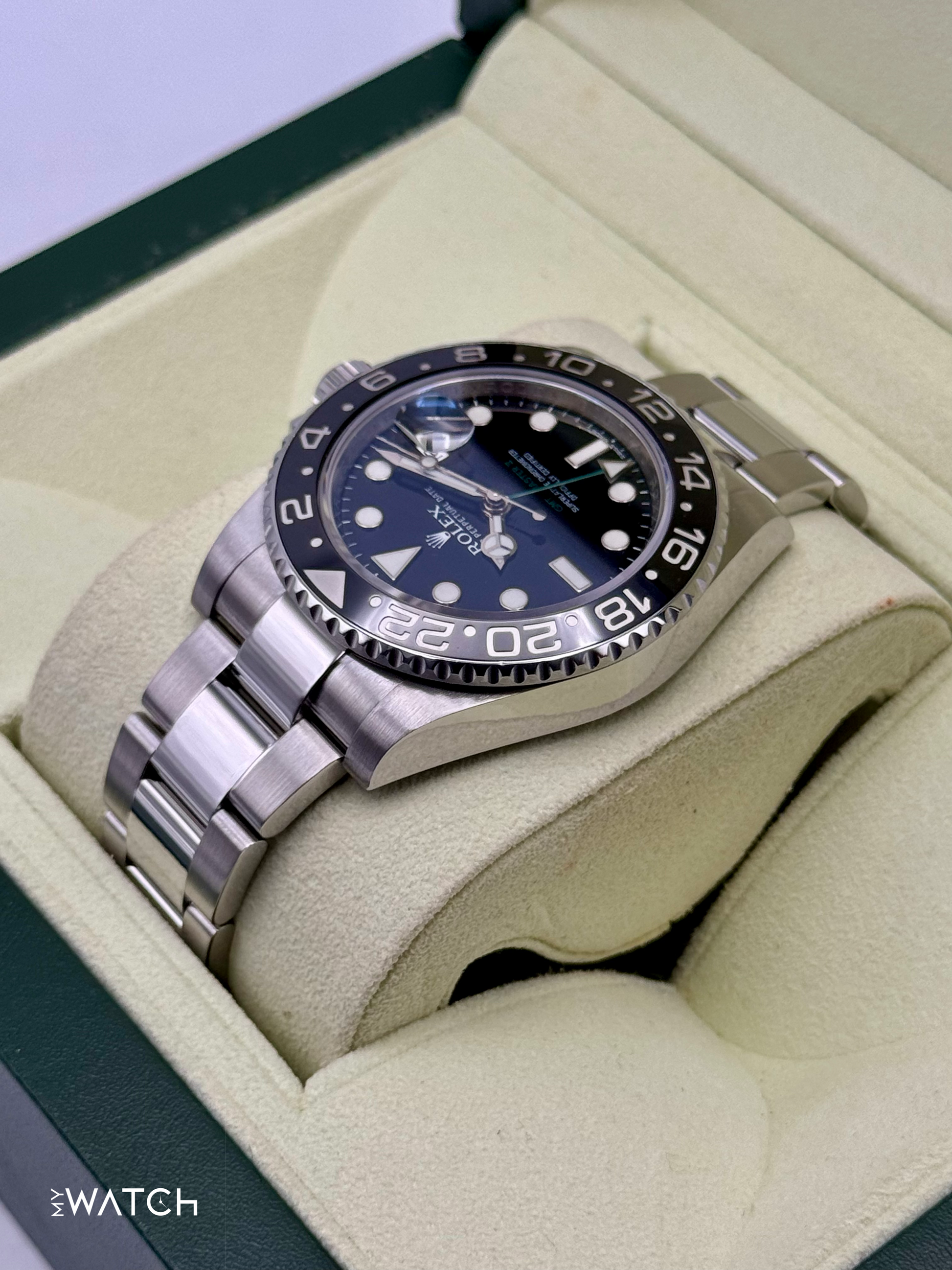 2011 Rolex GMT-Master II 40mm 116710LN Stainless Steel Black Dial - MyWatchLLC