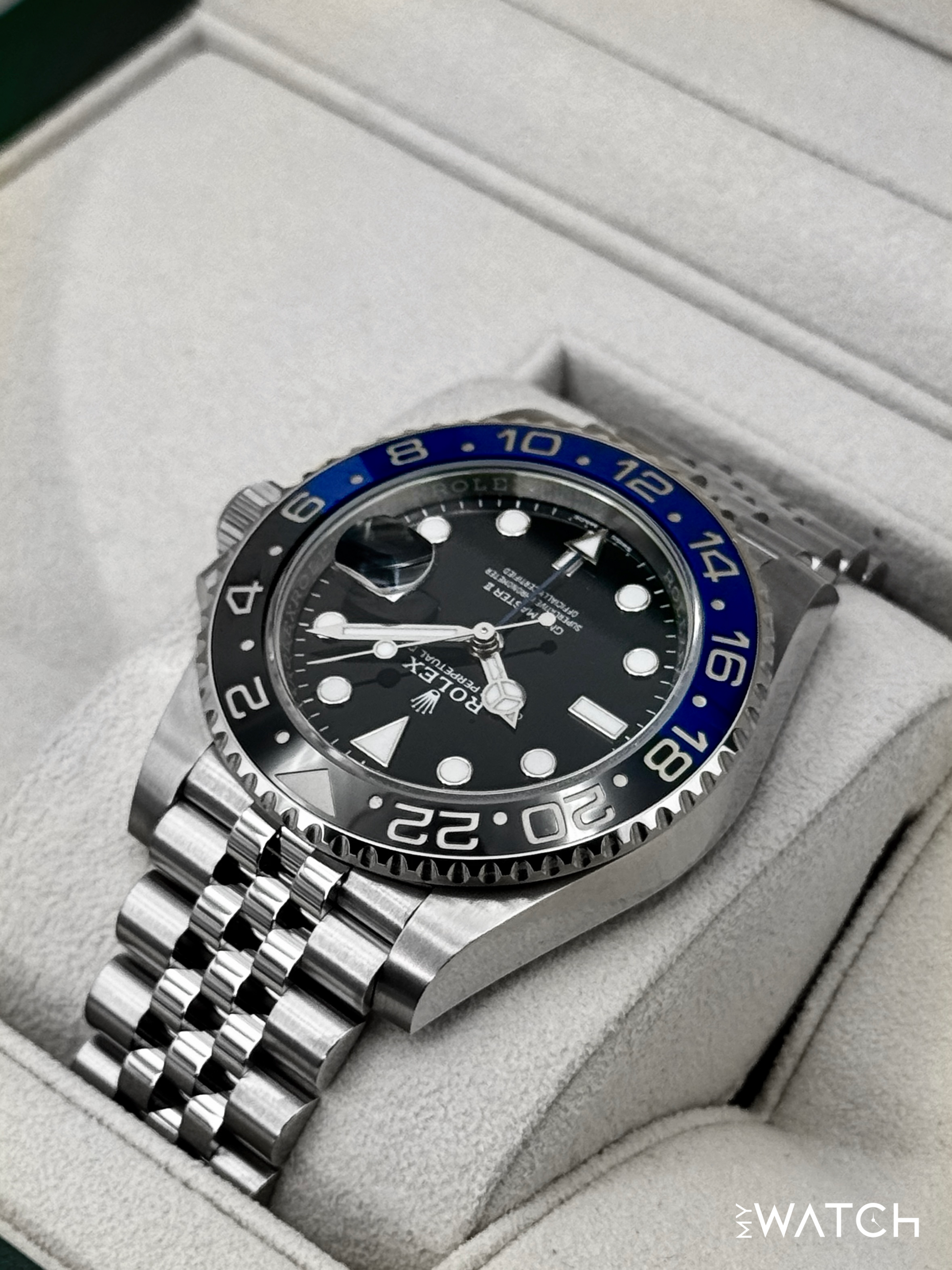 2024 Rolex GMT-Master II "Batgirl" 40mm 126710BLNR Jubilee Black Dial - MyWatchLLC