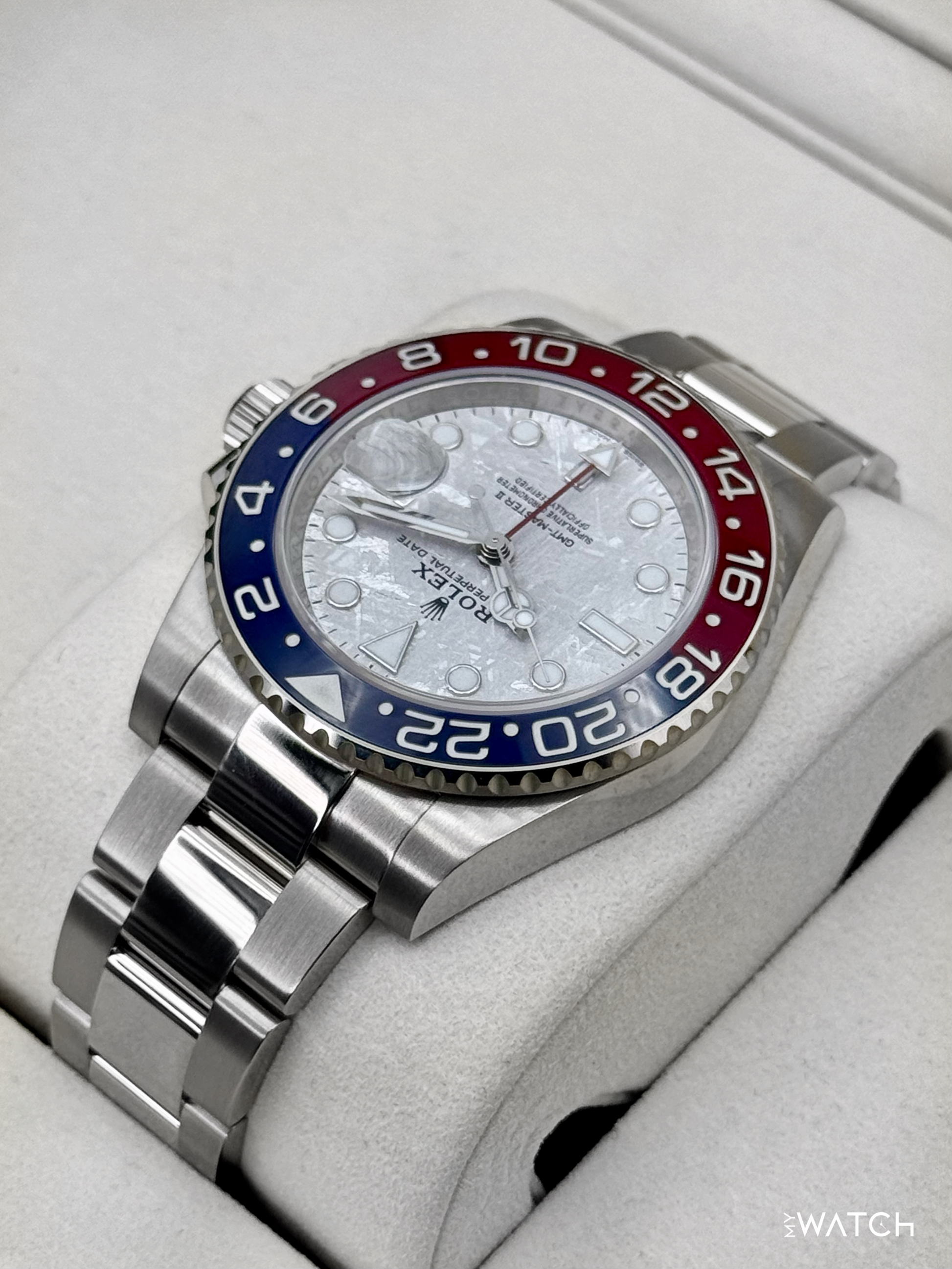NEW 2025 Rolex GMT-Master II "Pepsi" 40mm 126719BLRO Meteorite Dial (STICKERED) - MyWatchLLC