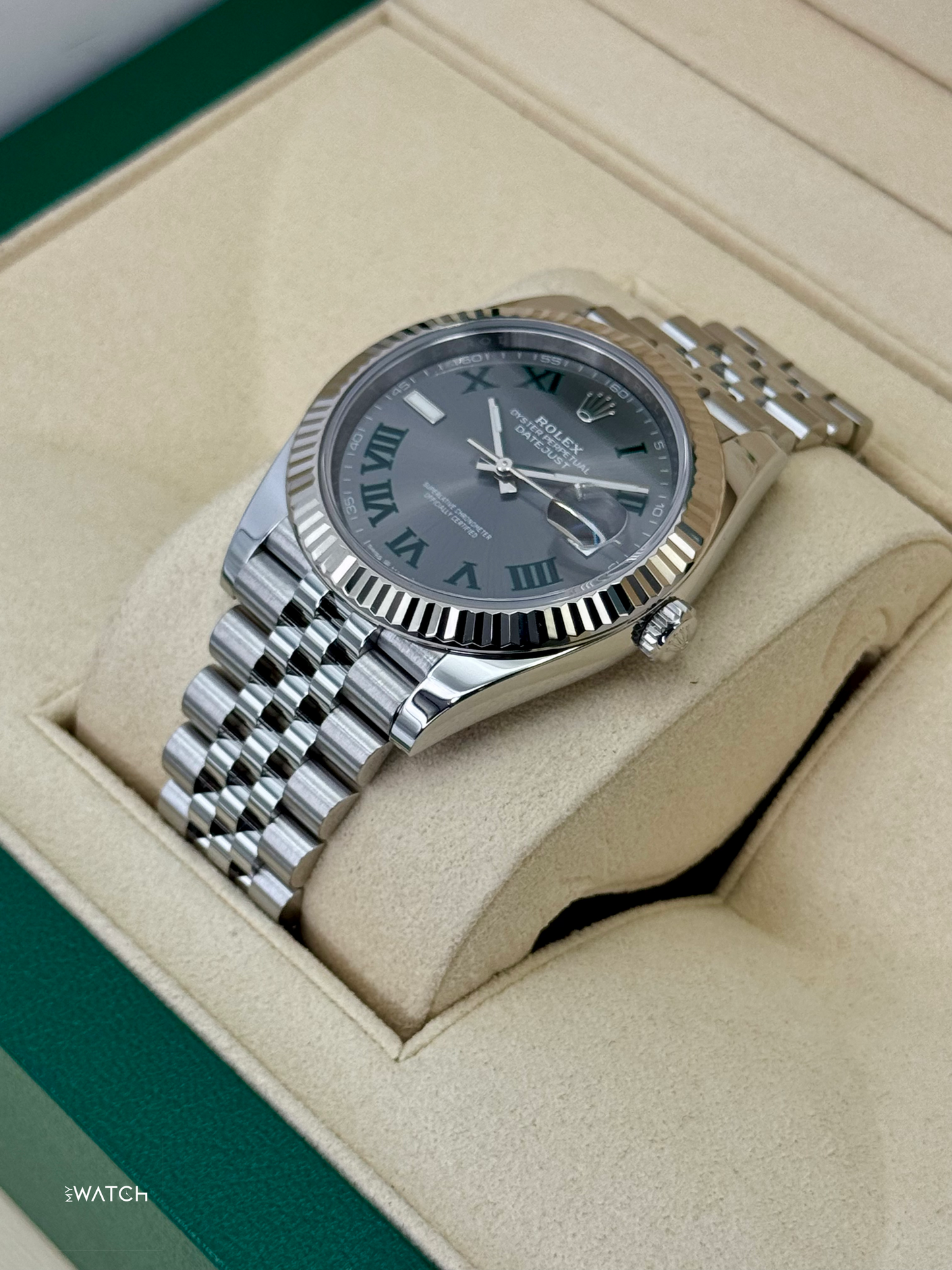 2024 Rolex Datejust 41mm 126334 Jubilee Wimbledon Dial