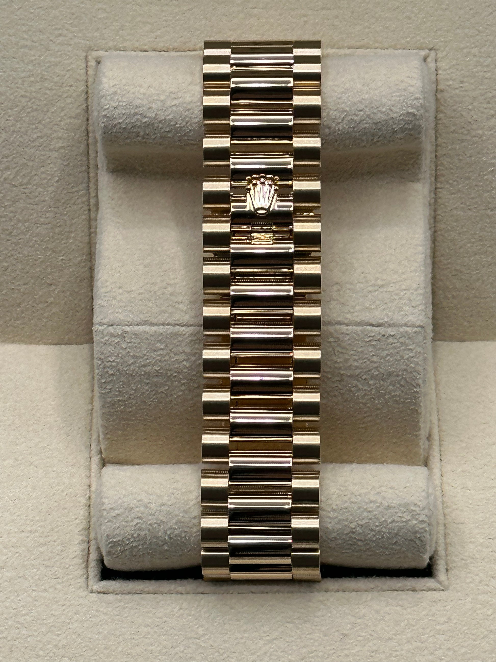 2019 Rolex Day-Date 40mm 228238 YG Champagne Roman Numeral Dial - MyWatchLLC