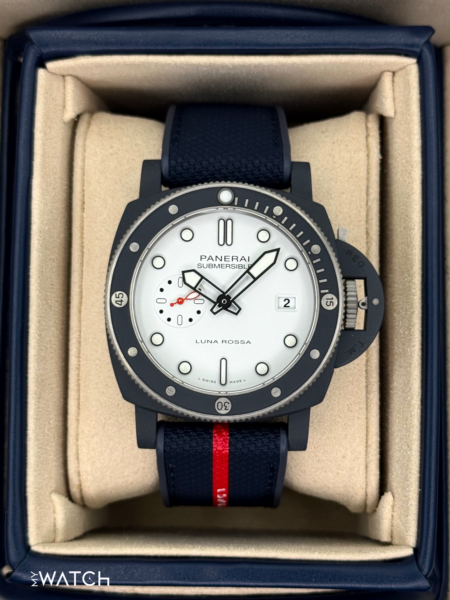 NEW 2025 Panerai Quarantaquattro 44mm PAM01543 Ceramic White Dial