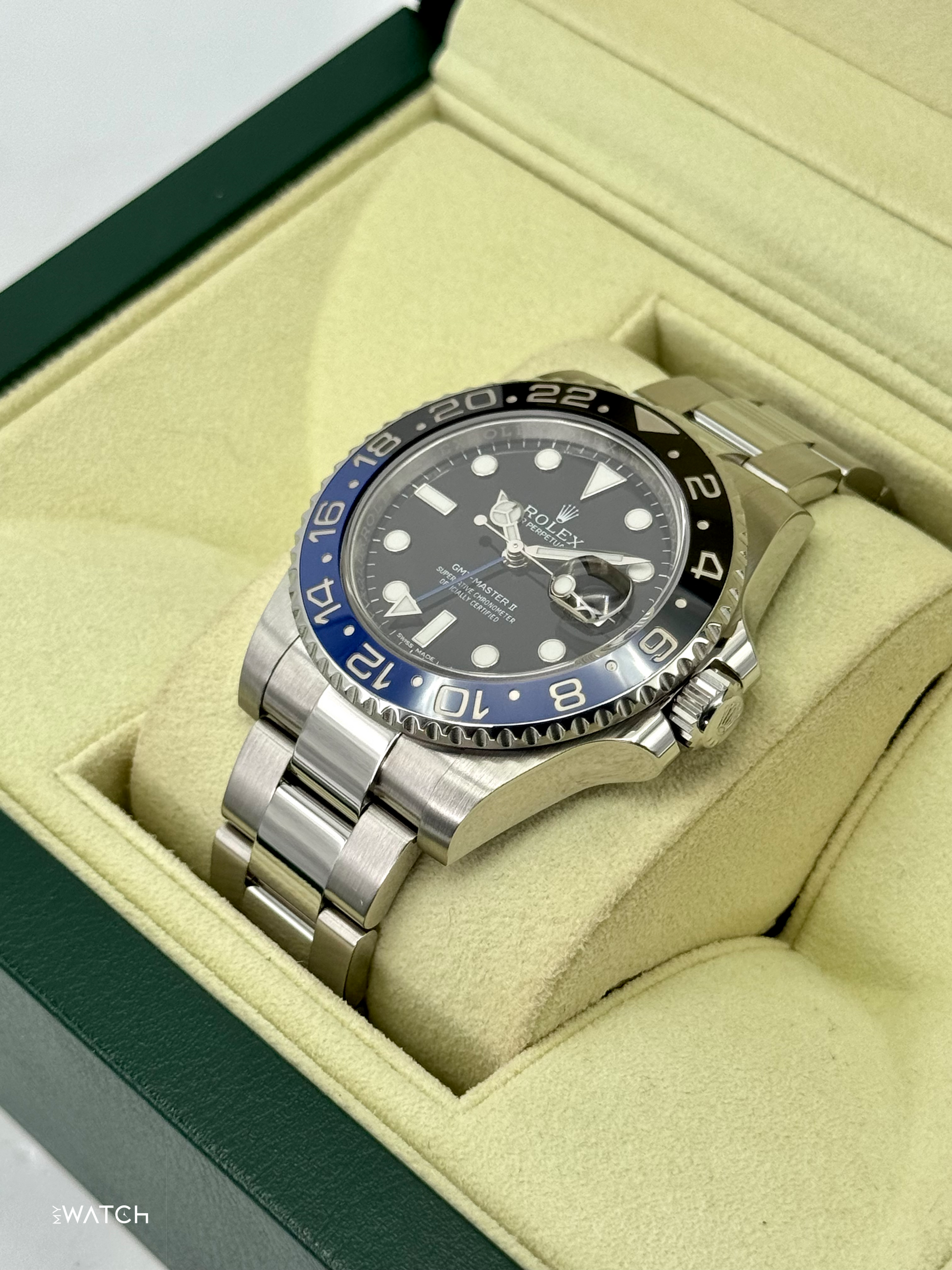 2014 Rolex GMT-Master II "Batman" 40mm 116710BLNR Oyster - MyWatchLLC