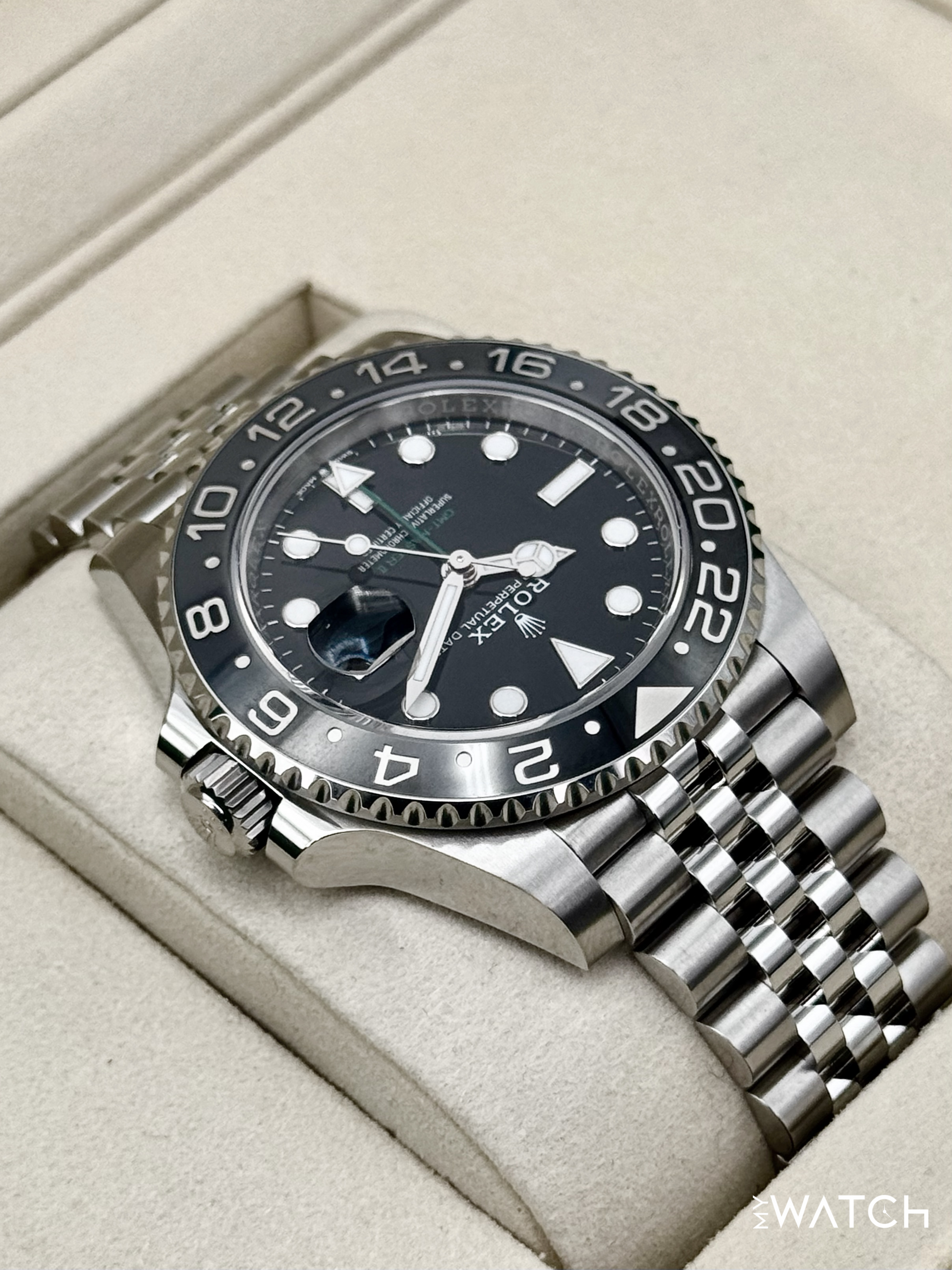 NEW 2025 Rolex GMT-Master II "Bruce Wayne" 40mm 126710GRNR Jubilee - MyWatchLLC
