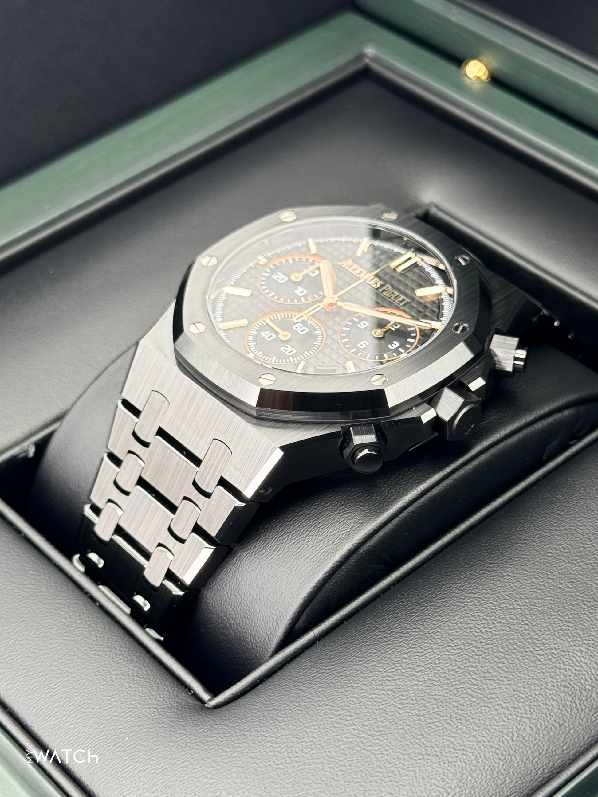 NEW 2025 Audemars Piguet Royal Oak 26240CE Black Ceramic Chronograph - MyWatchLLC